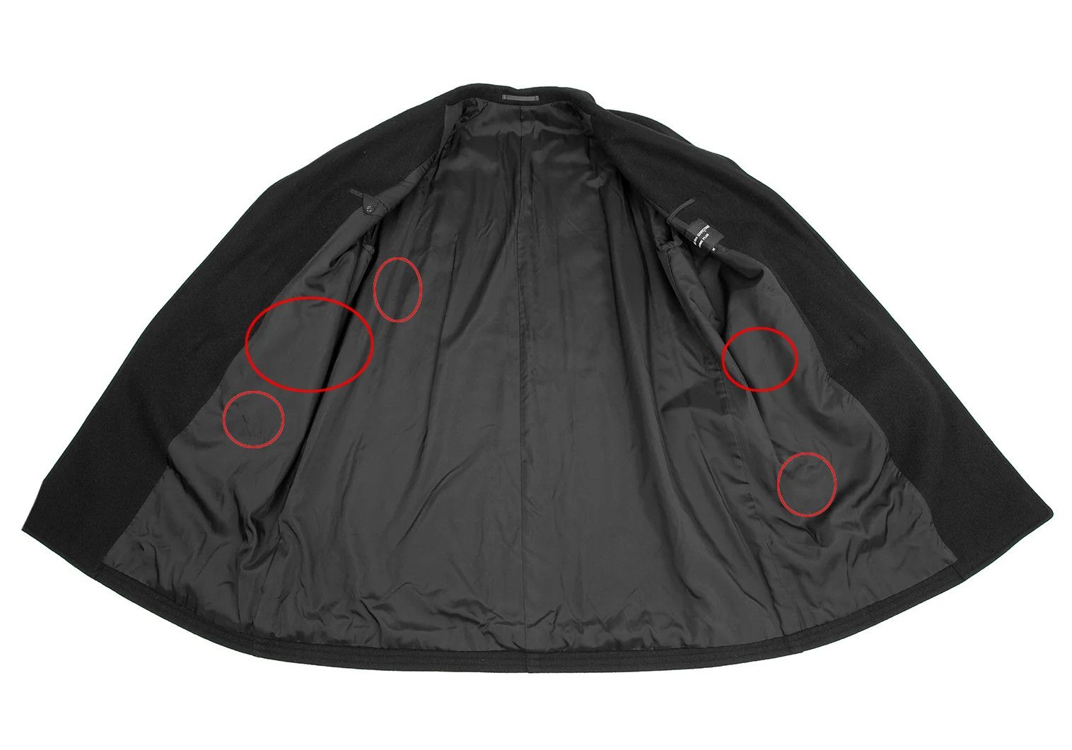 Comme des Garcons Homme Plus Melton Duffle Coat in Black, Size M Size US M / EU 48-50 / 2 - 11 Thumbnail