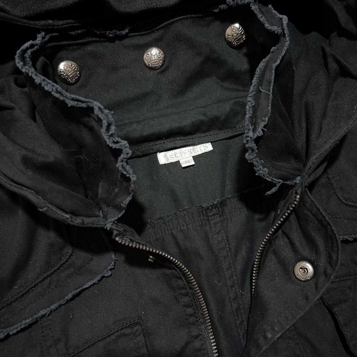 Japanese Brand Scissors Apocalypse Cyber Bono Cargo Jacket GOA LGB Style Size US M / EU 48-50 / 2 - 4 Thumbnail