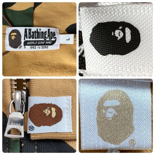 Bape BAPE LOGO RHINESTONE RELAXED FIT FULL ZIP HOODIE 1st Camo Size US L / EU 52-54 / 3 - 8 Thumbnail