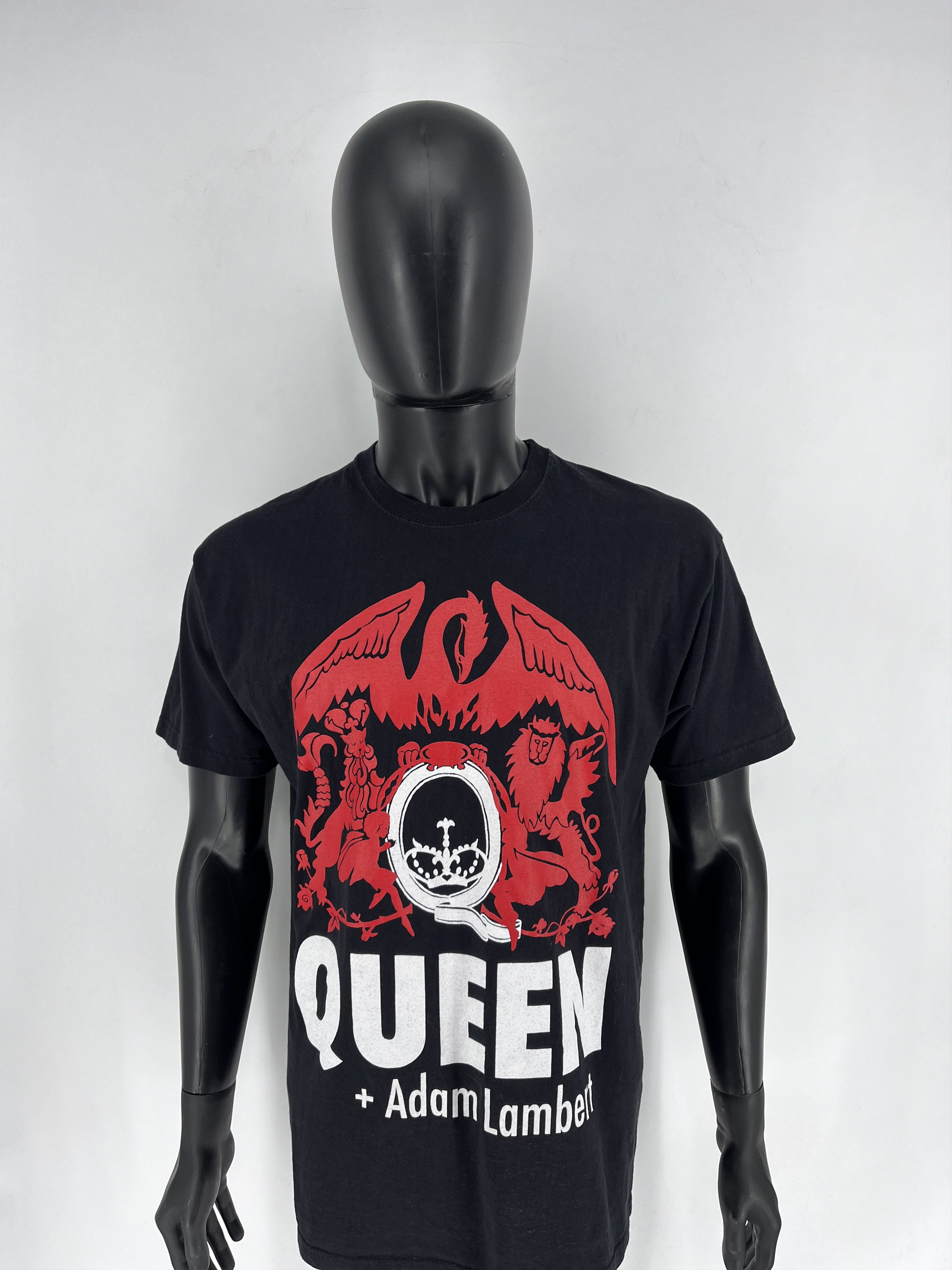 Band Tees × Vintage Vtg Queen + Adam Lambert Live in Concert Tee Punk Rock Band Size US L / EU 52-54 / 3 - 5 Thumbnail