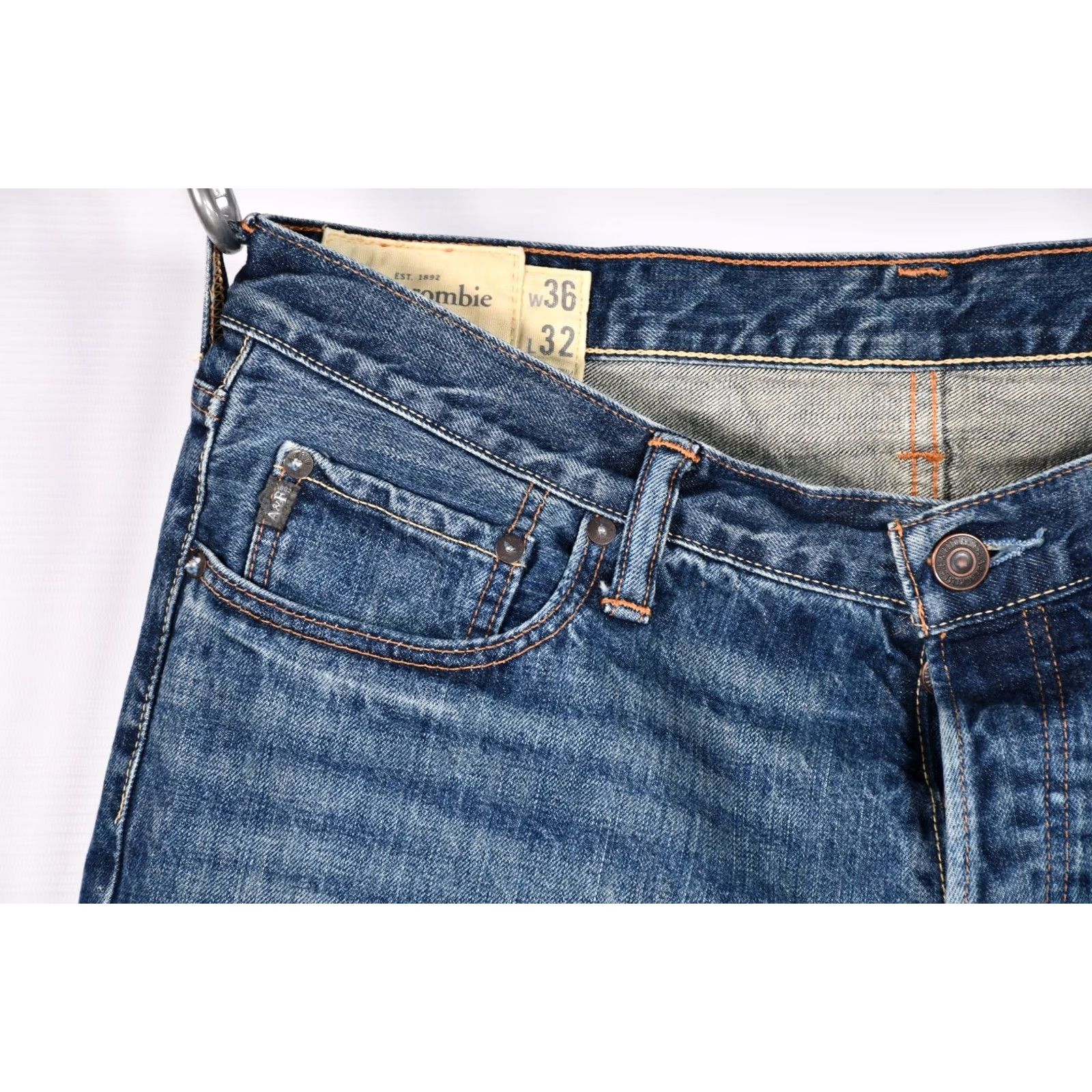 Abercrombie & Fitch Abercrombie & Fitch Jeans Main Selling Point Men Skinny Jeans W36 L32 Blue 100% Cotton 36 32in XS? Size US 36 / EU 52 - 3 Thumbnail