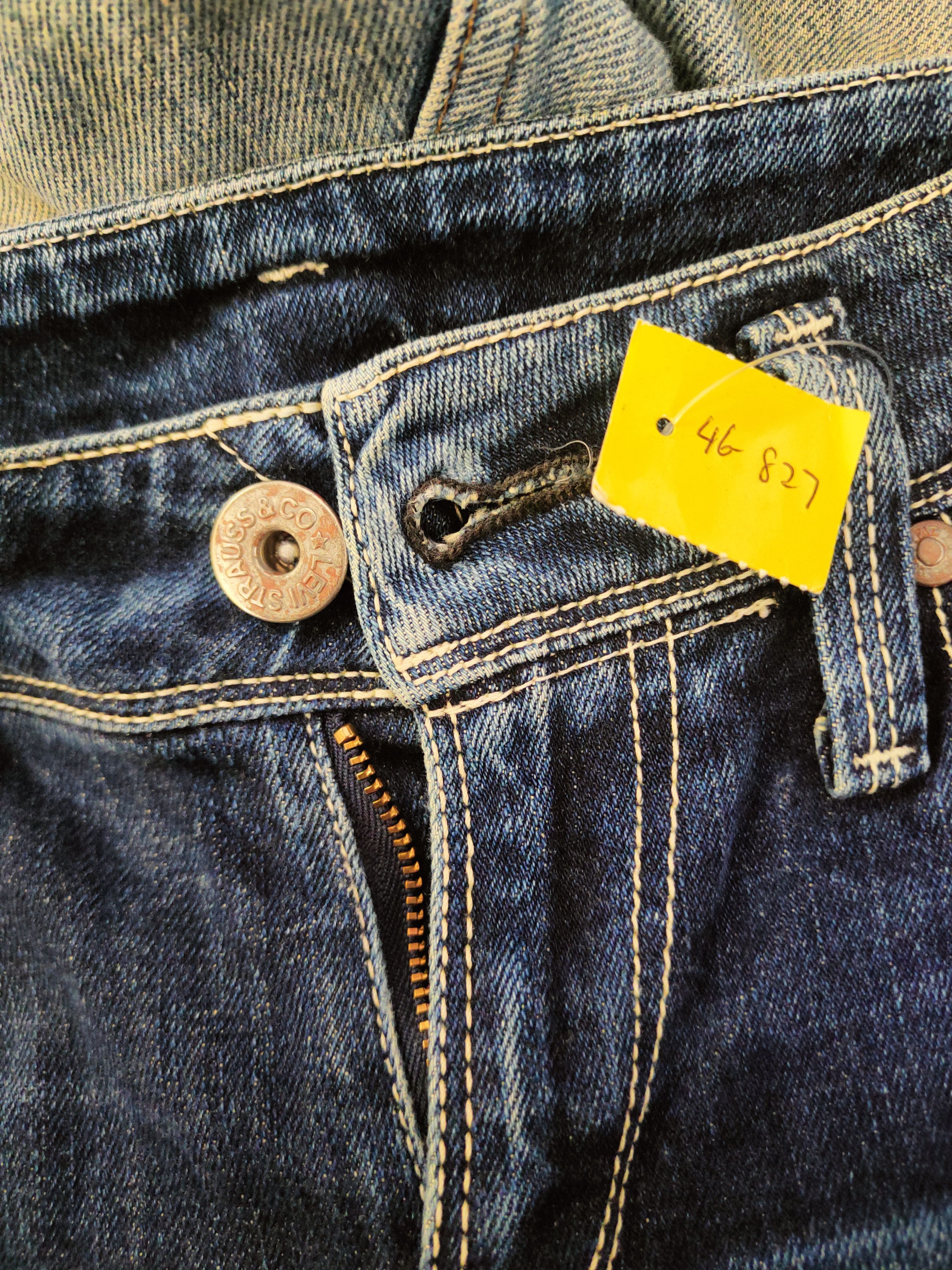 Levi's DL Levi's Blue Distressed Ripped Jeans #46-827 Size 27" / US 4 / IT 40 - 18 Thumbnail