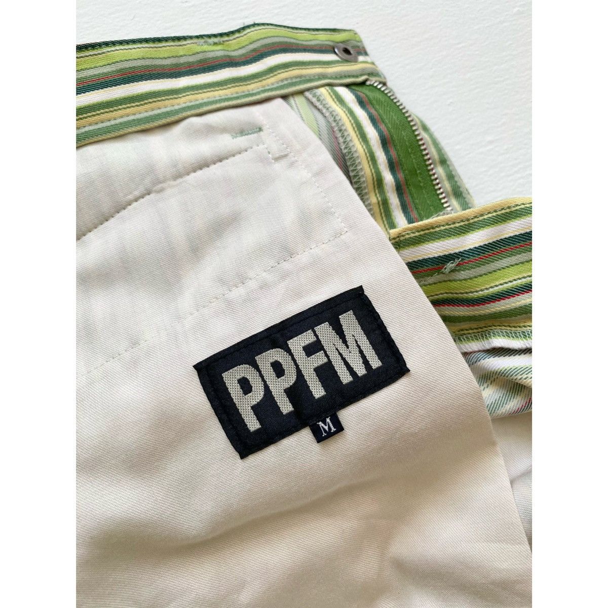 Japanese Brand × PPFM PPFM polyester striped pants Size US 29 - 8 Thumbnail