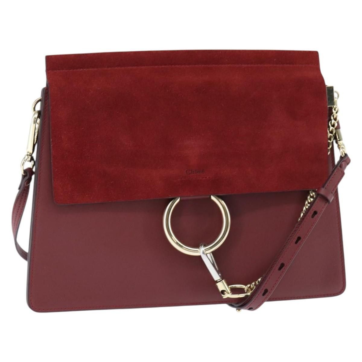 Chloe Chloe Faye Shoulder Bag Leather and Suede Size ONE SIZE - 1 Thumbnail