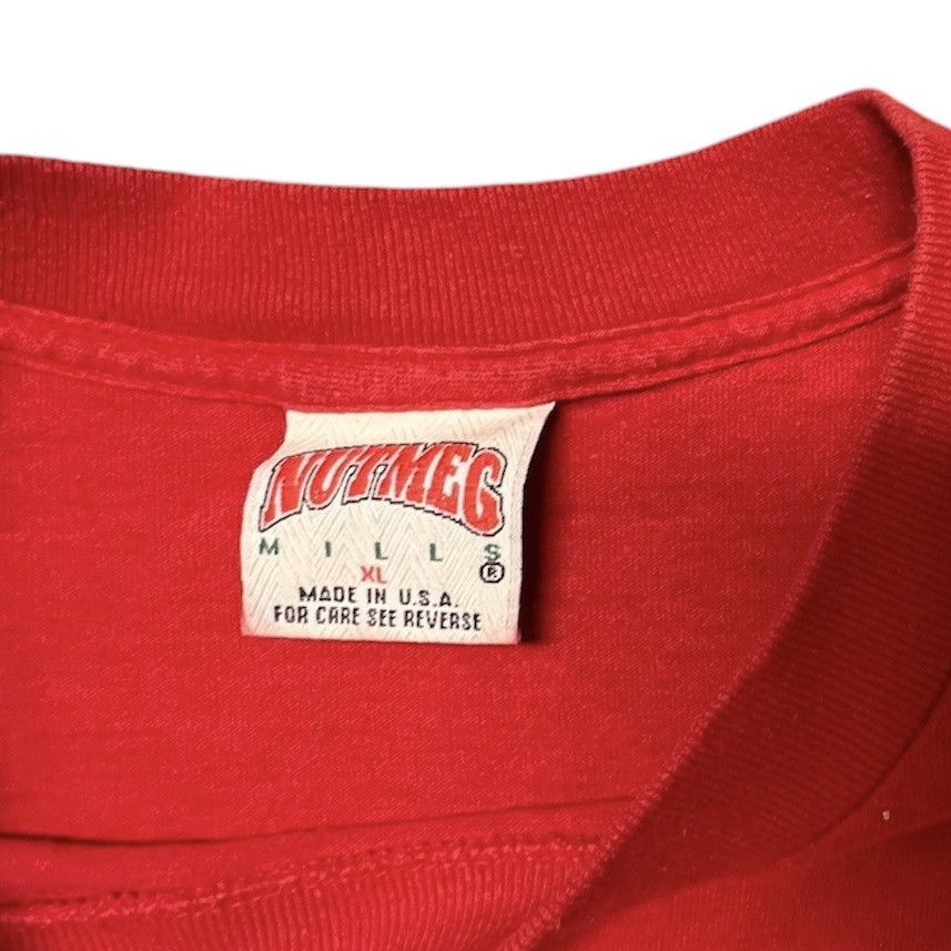 NBA × Nutmeg × Vintage Vintage 90s Michael JORDAN Chicago BULLS T-Shirt Made In USA Size US XL / EU 56 / 4 - 5 Thumbnail
