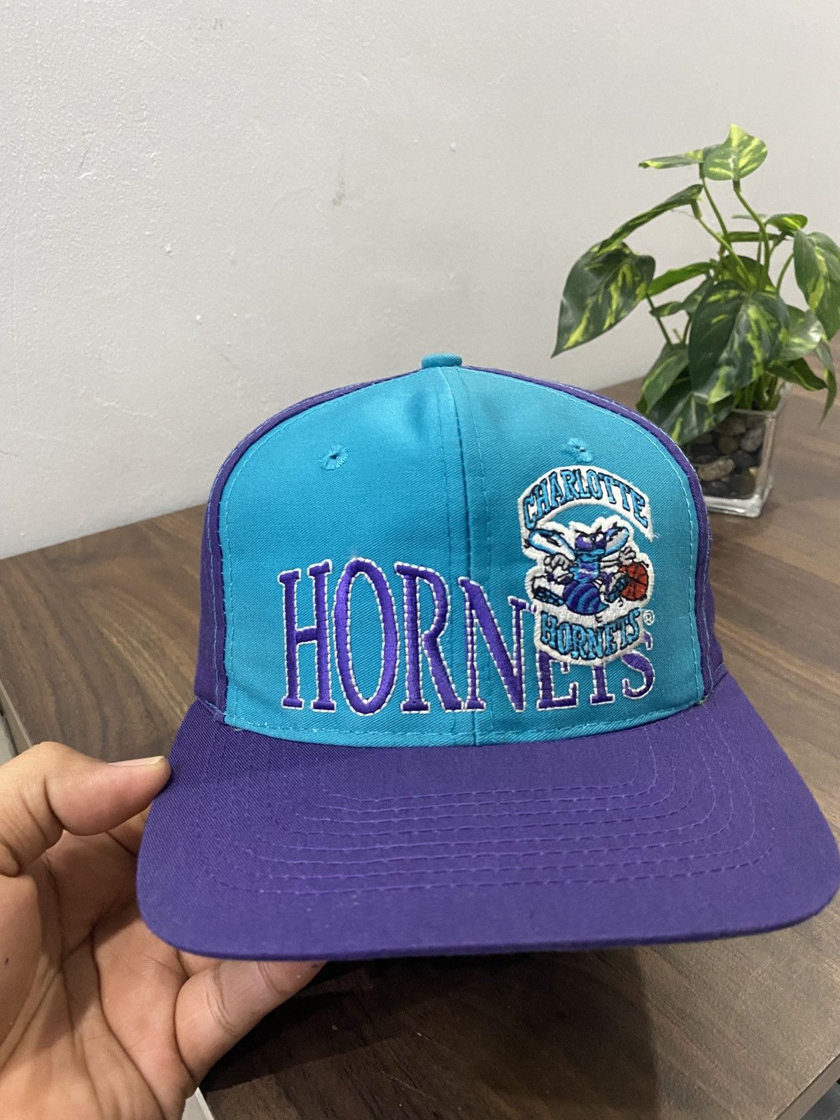 NBA × The Game × Vintage Vintage 90s NBA Charlotte Hornets Cap Hat Size ONE SIZE - 2 Thumbnail