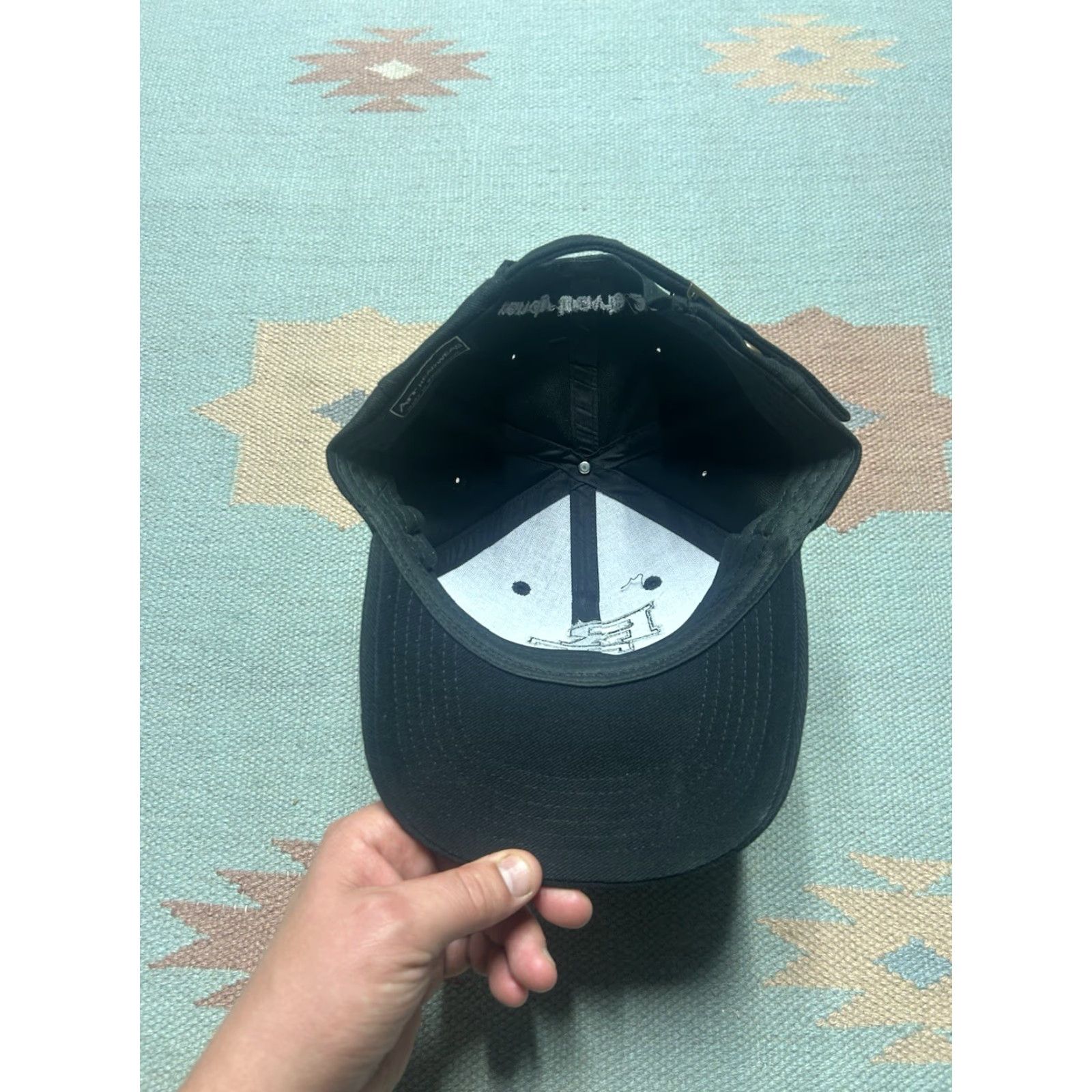 Vintage VINTAGE Randy Travis Strapback Hat Cap Black Adjustable Men Size ONE SIZE - 6 Thumbnail