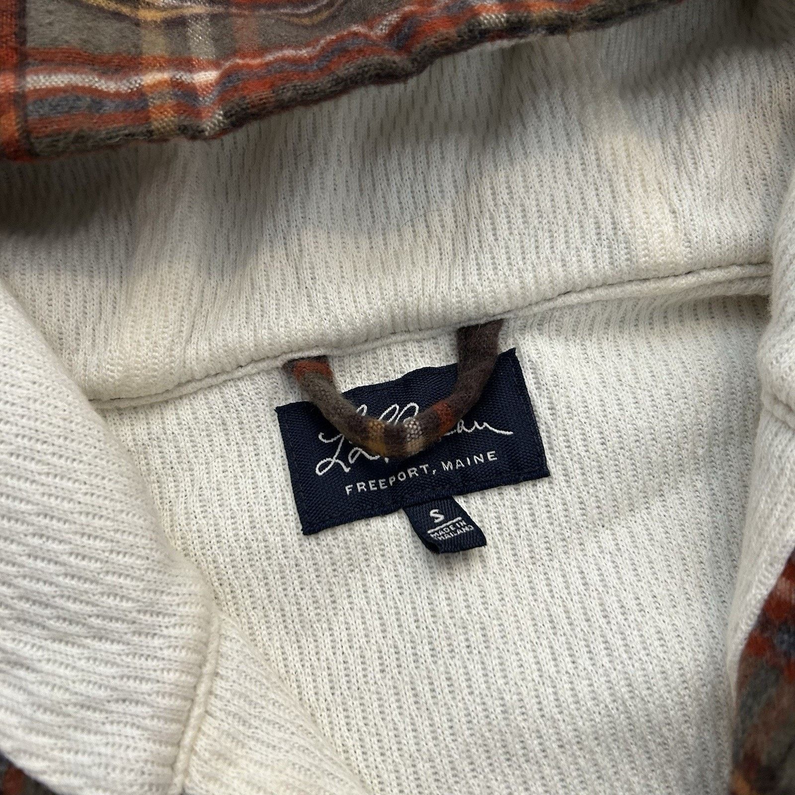 L.L. Bean Plaid Flannel Hoodie Thermal Waffle Knit Lined Shirt Jacket Size US S / EU 44-46 / 1 - 3 Thumbnail