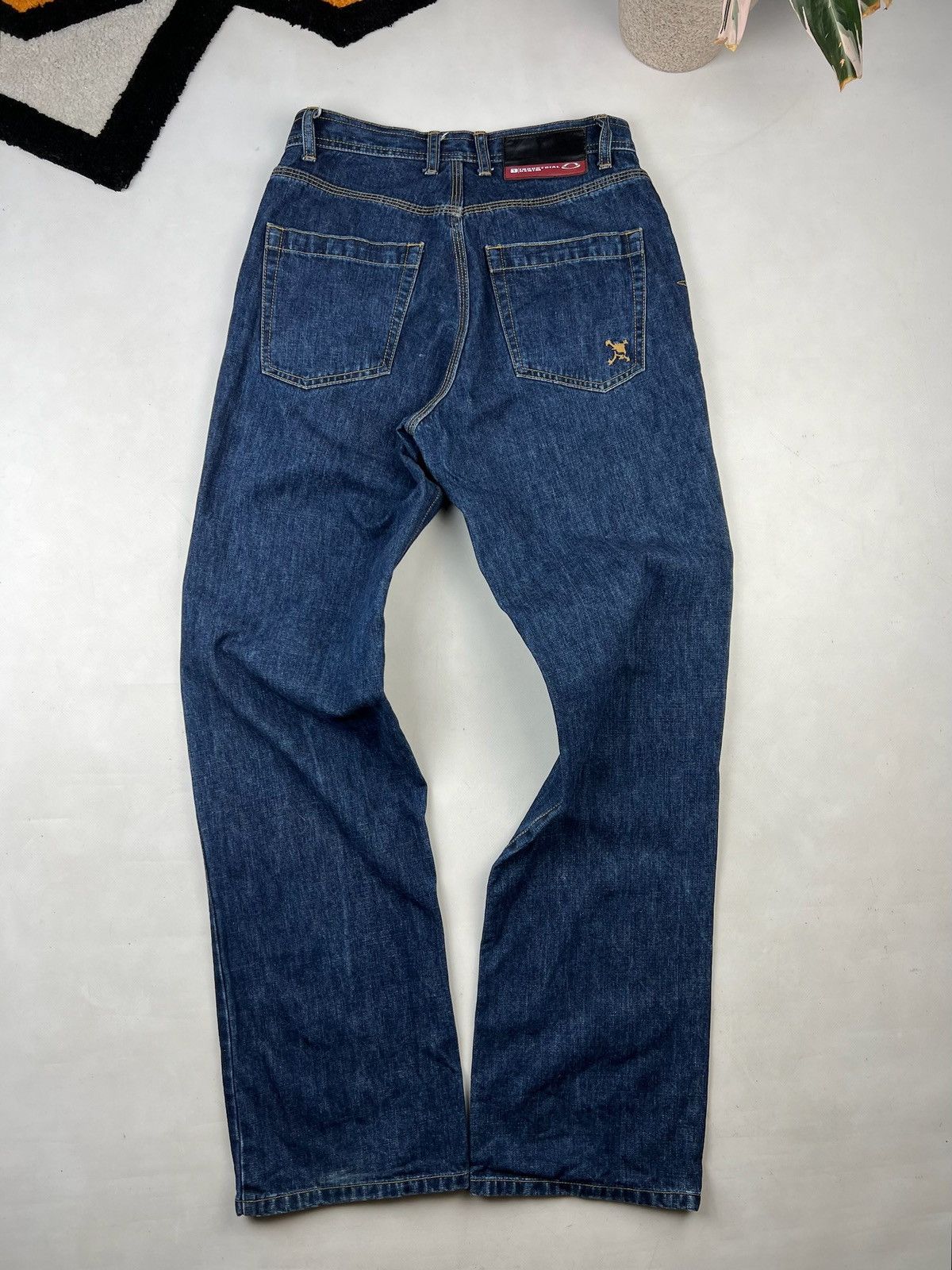 ⬜︎希少 オークリー INDUSTRIAL DENIM 90s ダークブルー メンズ