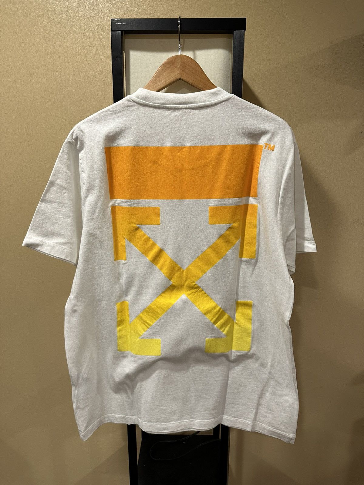 Off-White Off-White x Virgil Abloh Gradient Arrows White T-Shirt | Grailed