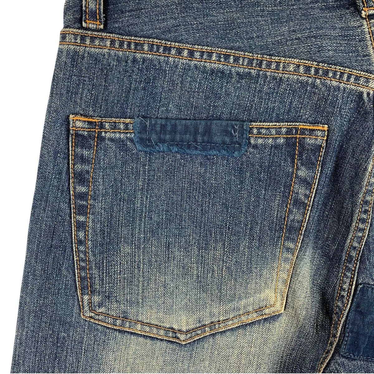 If Six Was Nine × Japanese Brand JAPANESEBRAND patchwork blue jeans Size US 30 / EU 46 - 17 Thumbnail