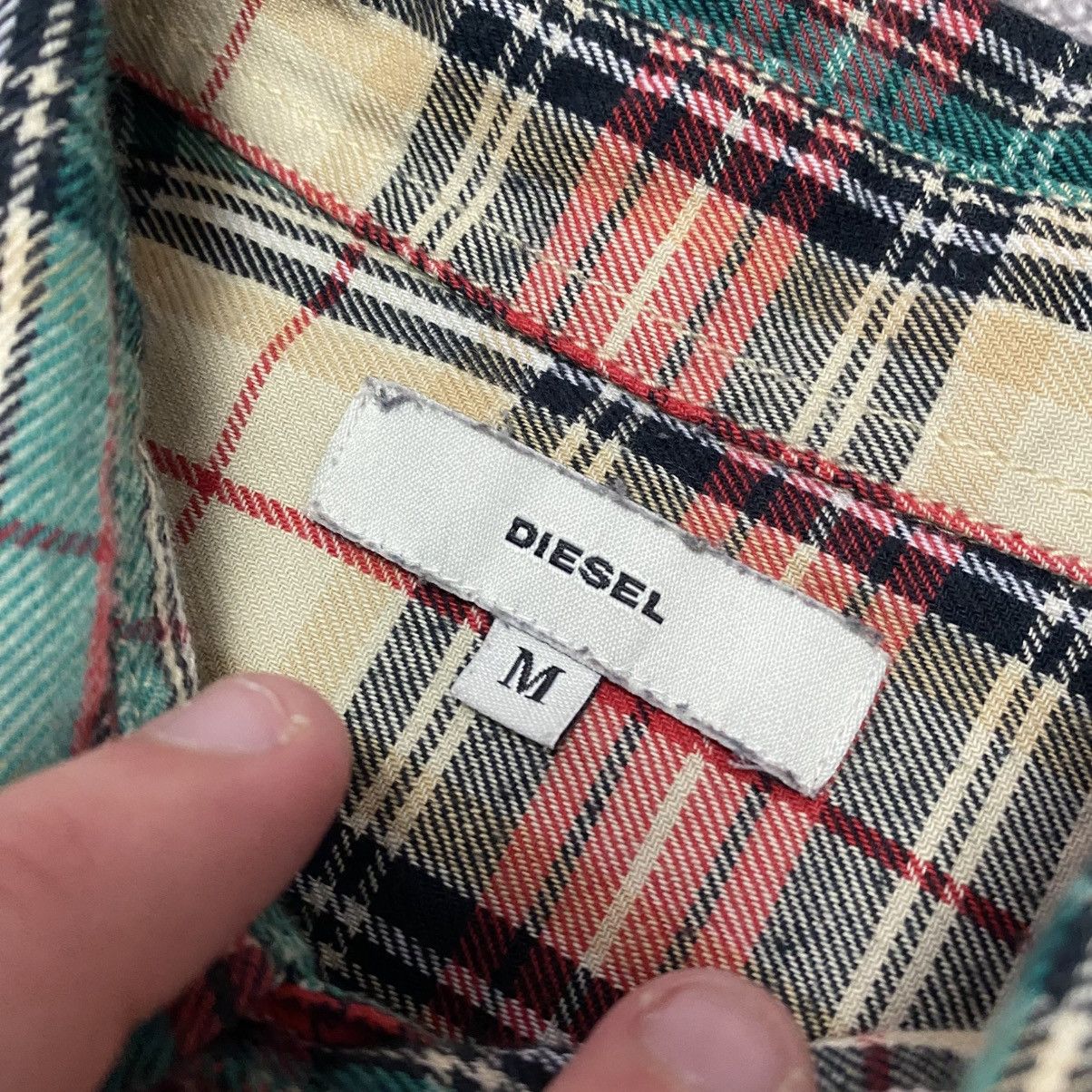 Diesel Luxury Diesel Streetwear small logo y2k opium button shirt Size US M / EU 48-50 / 2 - 5 Thumbnail