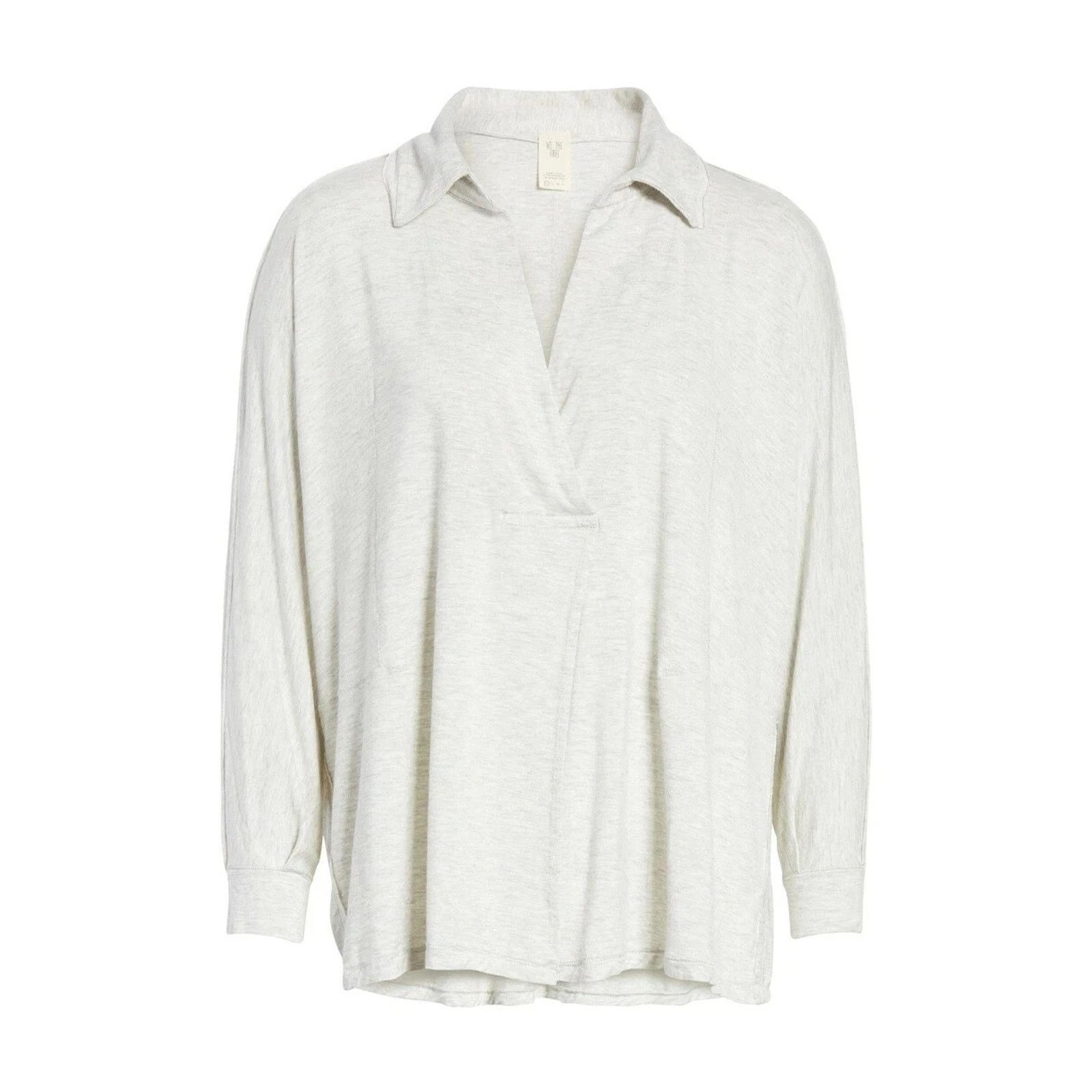 & Other Stories Free People Comfy Oversized Tee Gray M A001389 Size M / US 6-8 / IT 42-44 - 2 Thumbnail