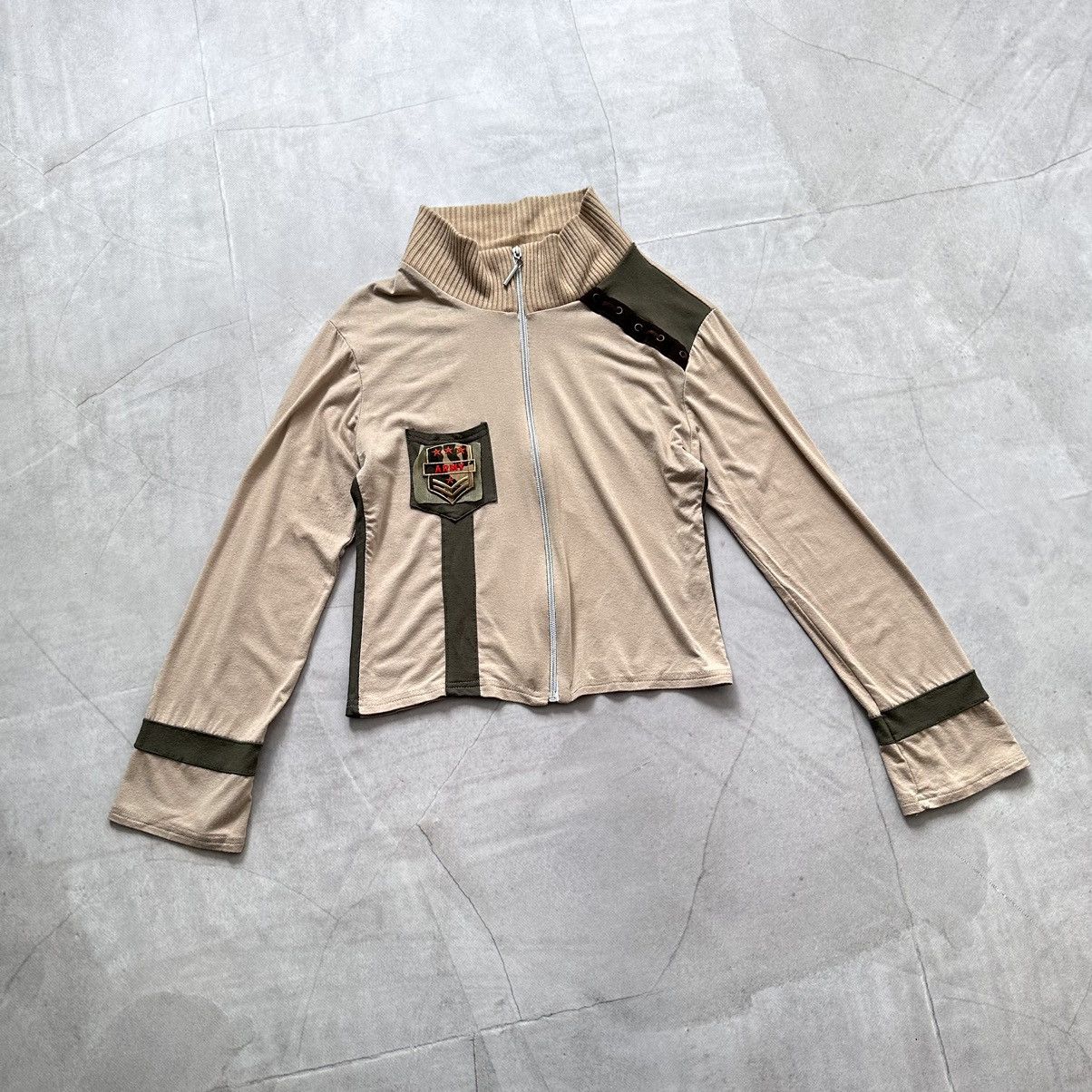Hysteric Glamour × Undercover Vintage Military Army Zip Sweatshirt Y2K PPFM Vibe Size M / US 6-8 / IT 42-44 - 7 Thumbnail