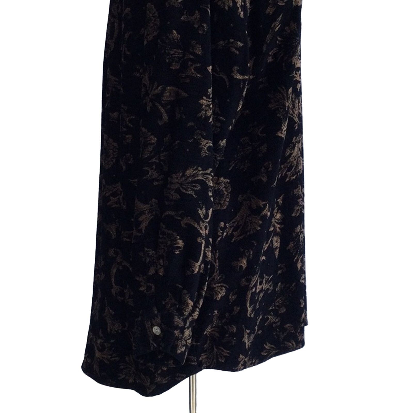 Chicos Chico's Design Black & Gold Vintage Shirt Size 3/XL/16 Size XL / US 12-14 / IT 48-50 - 6 Thumbnail