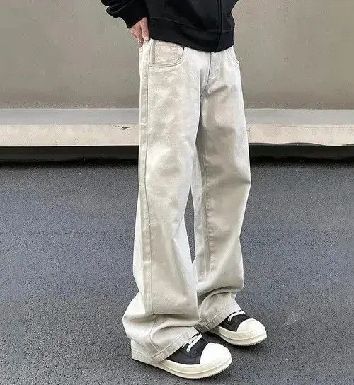 VIBE Straight-leg White Casual Jeans Size US 29 - 2 Thumbnail