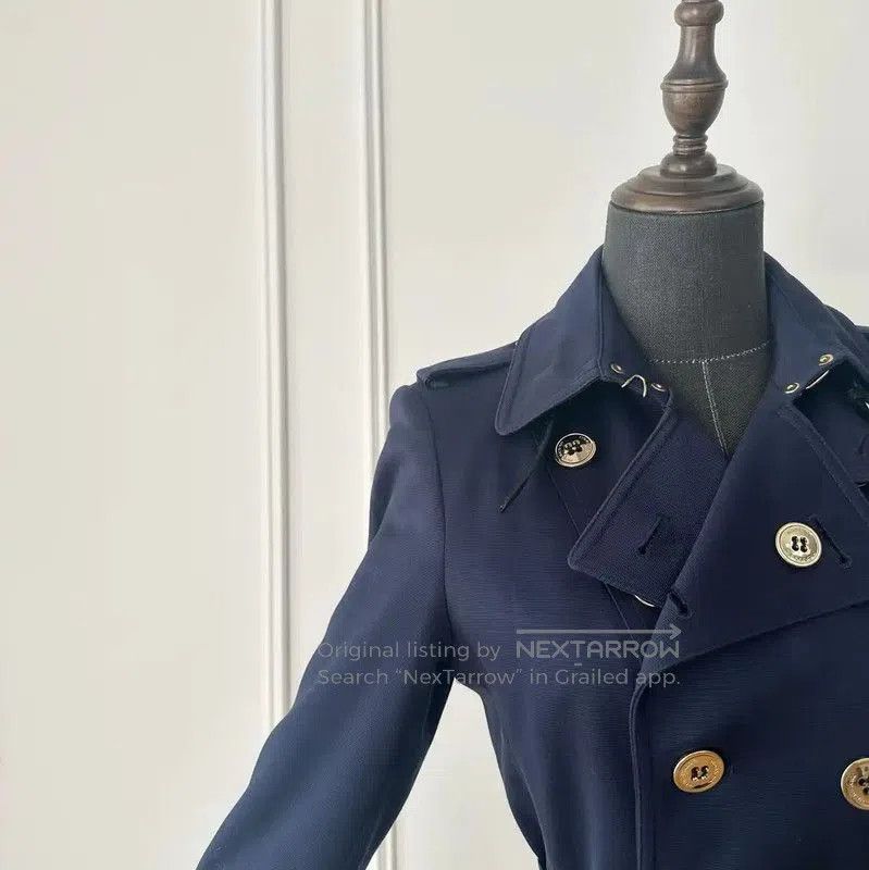 Burberry Burberry Navy Blue Women's Trench Coat. Size M / US 6-8 / IT 42-44 - 6 Thumbnail