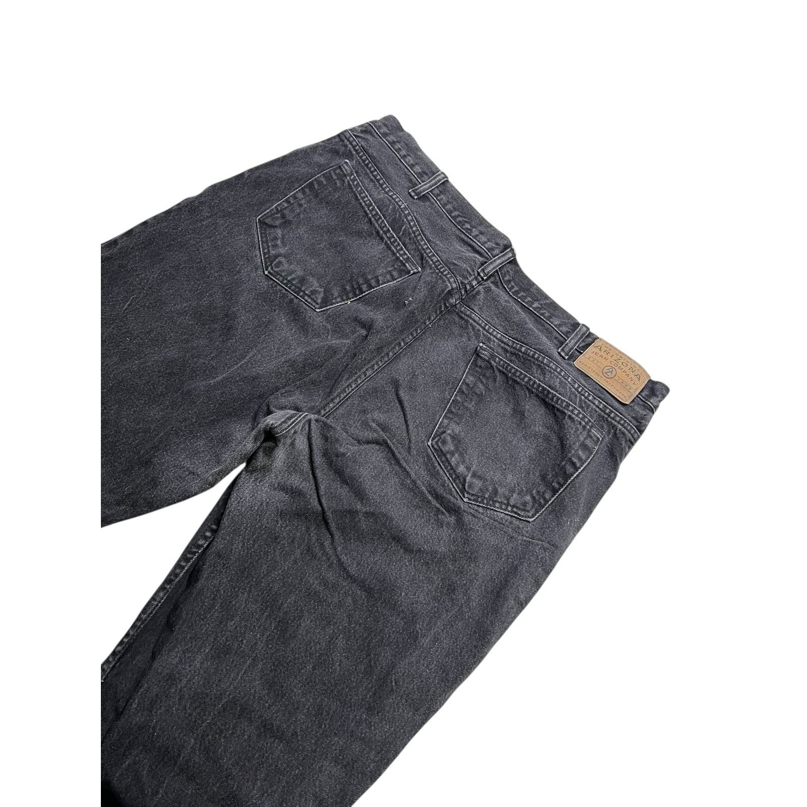 Vintage Vintage 90s Arizona Jeans Co Black Denim Jeans 40x30 USA. Size US 40 / EU 56 - 10 Thumbnail