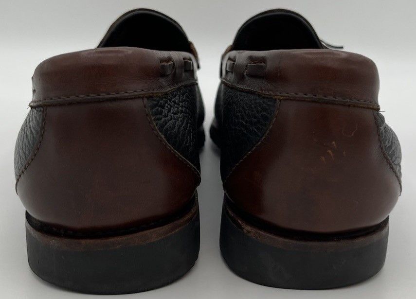 Allen Edmonds Allen Edmonds Nashua Loafers 10.5 Tassel Black Brown Leather Size US 10.5 / EU 43-44 - 4 Thumbnail