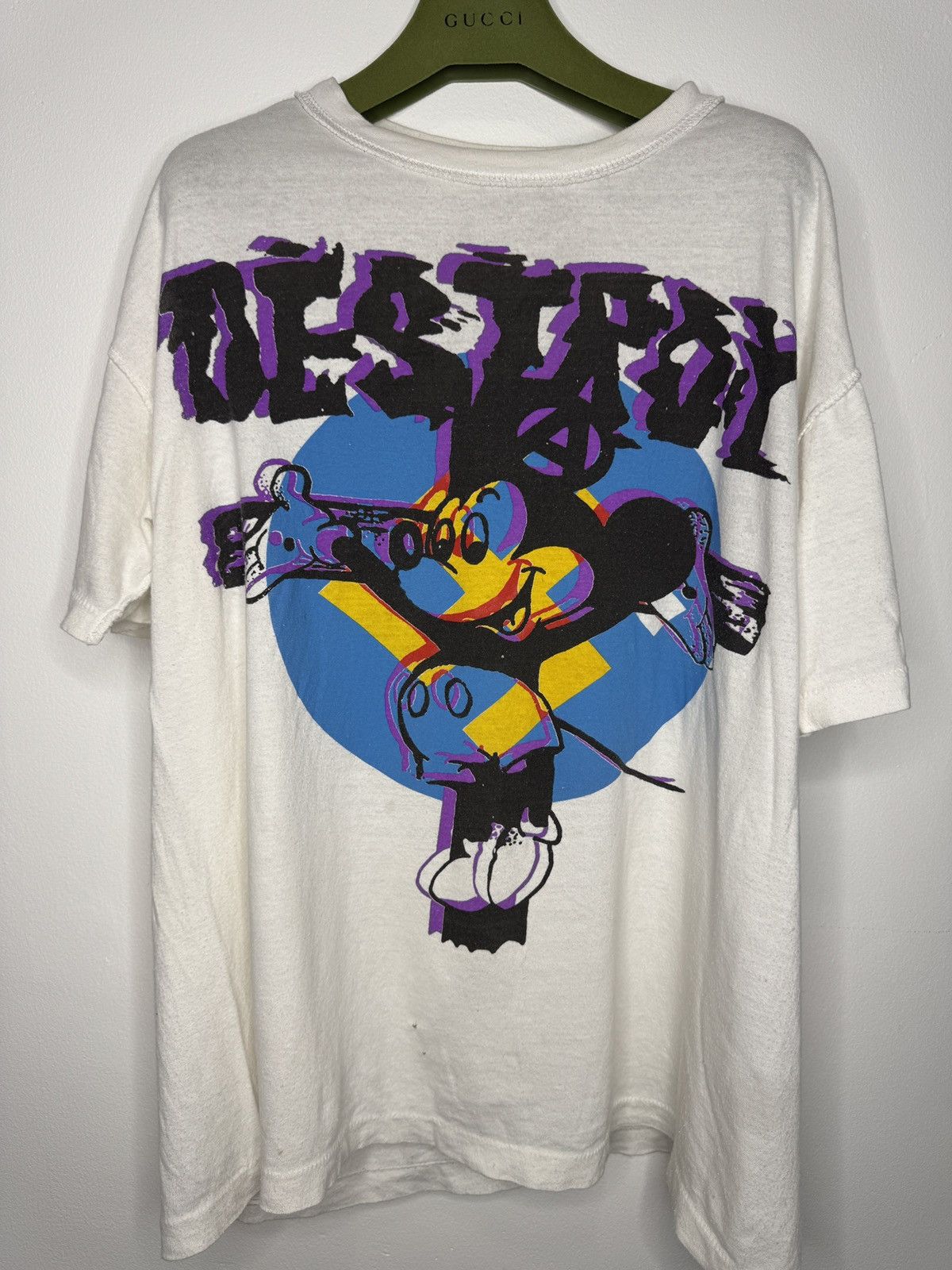 Vintage Vintage “Destroy” Mickey Graphic Tee (Seditionaries) Size US L / EU 52-54 / 3 - 1 Thumbnail