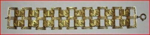 Designer 14 kt Gold Vermeil Sterling Silver Filigree Chain Bracelet Size ONE SIZE - 2 Thumbnail