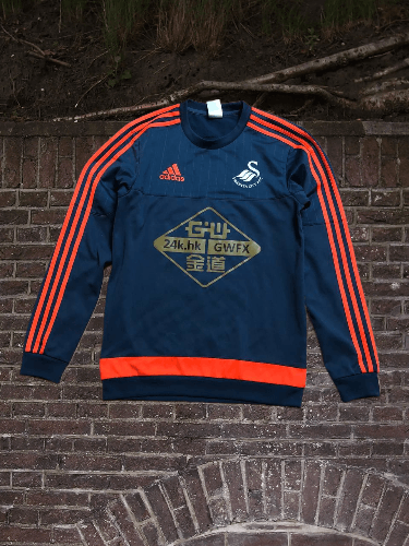 Adidas Swansea City Training Top Jumper Adidas VINTAGE Size US XS / EU 42 / 0 - 1 Thumbnail