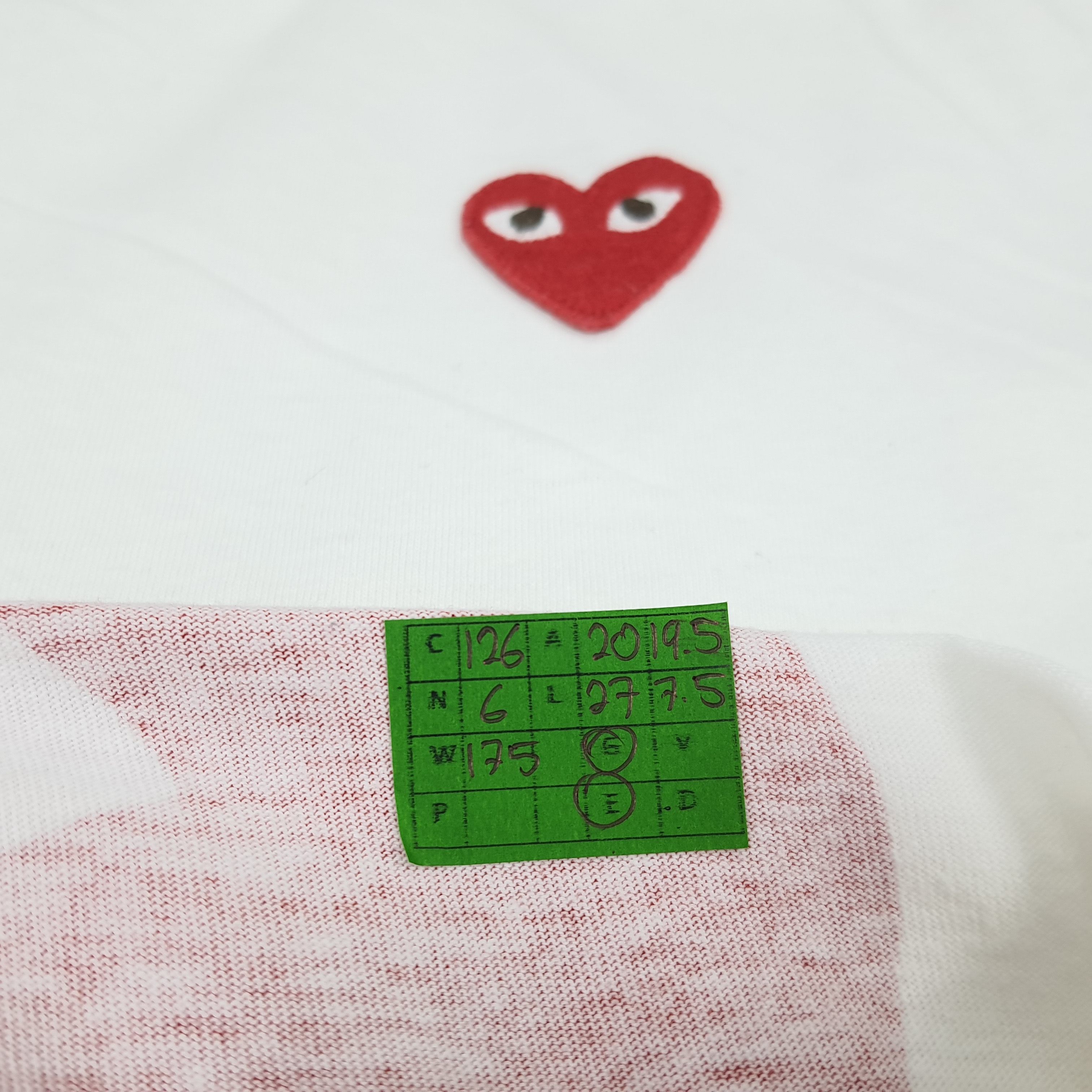 Comme des Garcons × Comme des Garcons PLAY × Japanese Brand Vintage Comme Des Garcons Play Designer T-shirt Size US M / EU 48-50 / 2 - 9 Thumbnail
