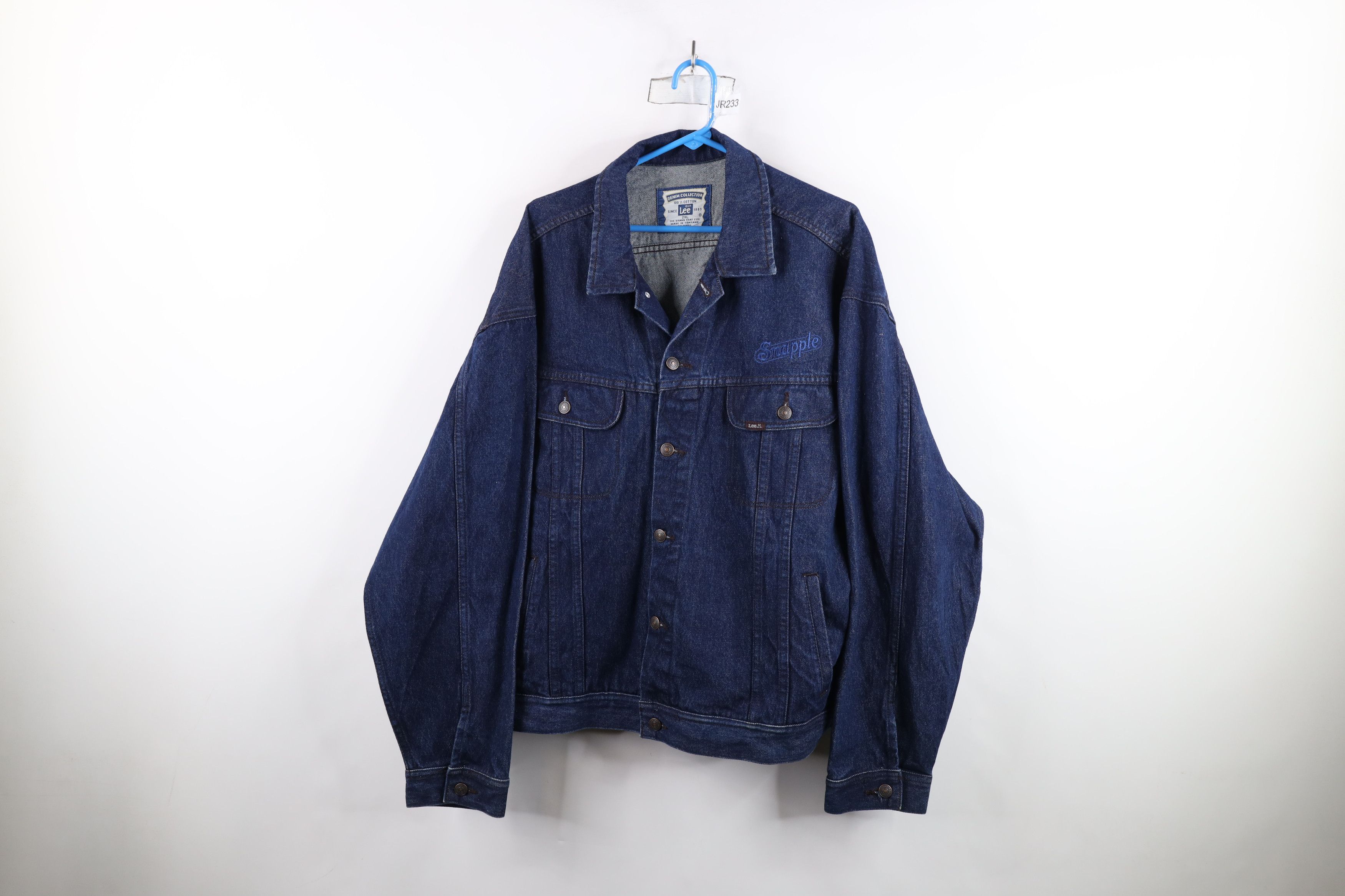Vintage Vintage 90s Streetwear Snapple Tea Denim Trucker Jacket Size US XXL / EU 58 / 5 - 1 Thumbnail