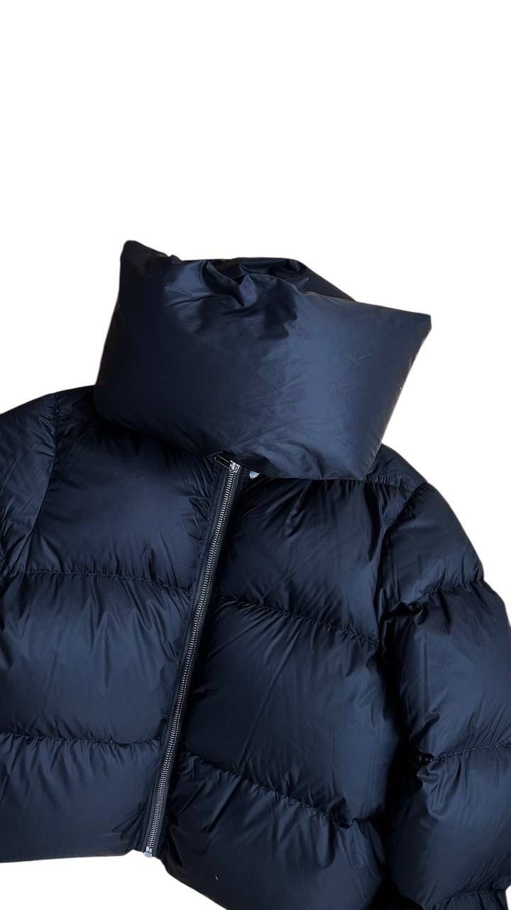 Rick Owens Rick Owens Strobe FW22 Cropped Funnel Neck Down Puffer Jacket Size XL / US 12-14 / IT 48-50 - 5 Thumbnail