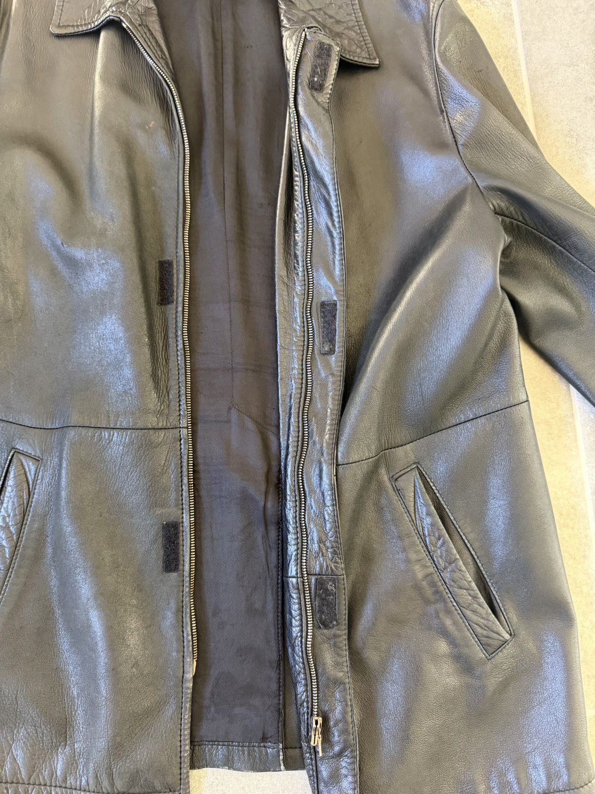 Prada Prada Leather Coat Size US M / EU 48-50 / 2 - 14 Thumbnail