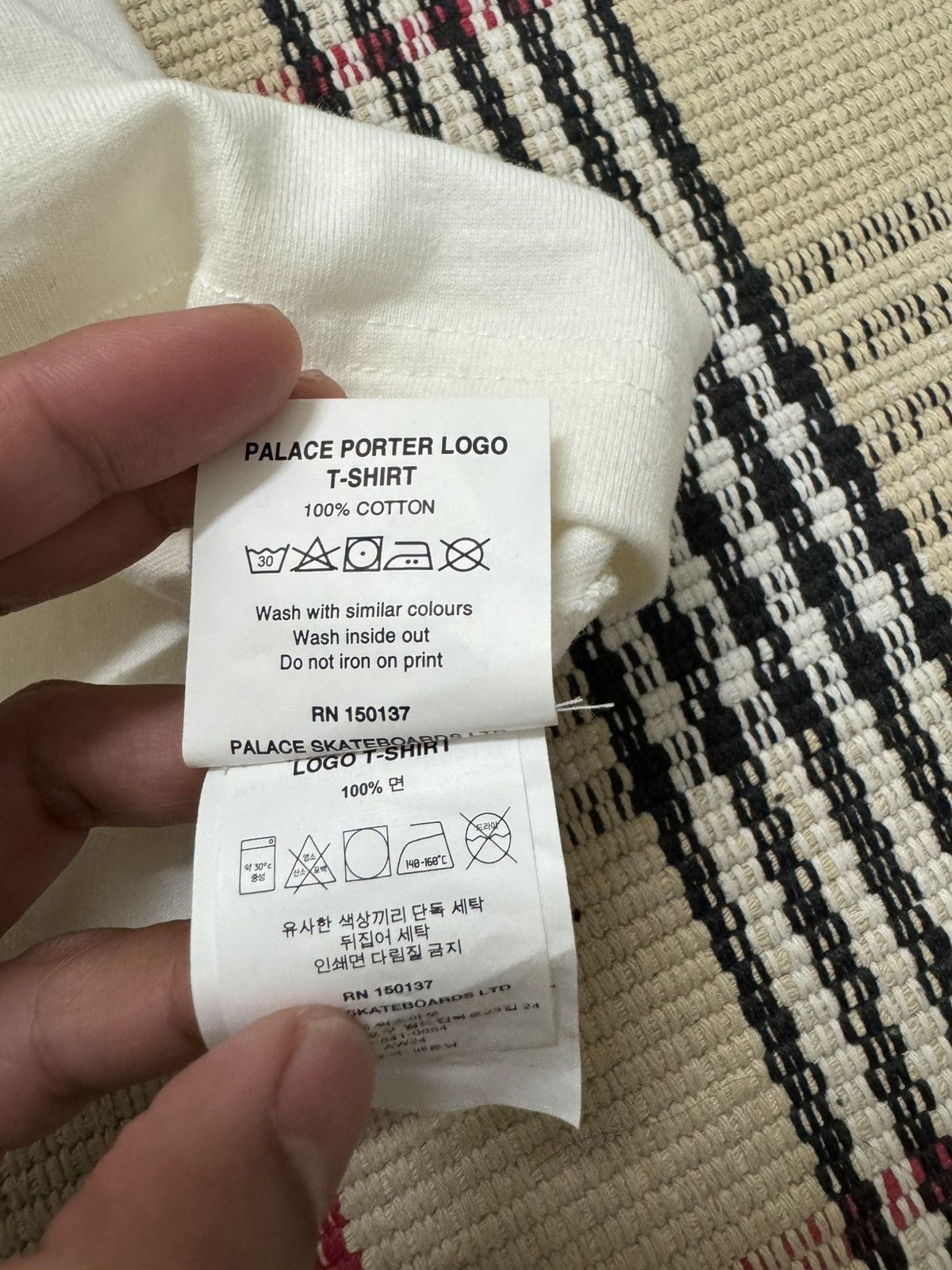 Palace × Porter Palace X Porter Tshirt Size US L / EU 52-54 / 3 - 5 Thumbnail