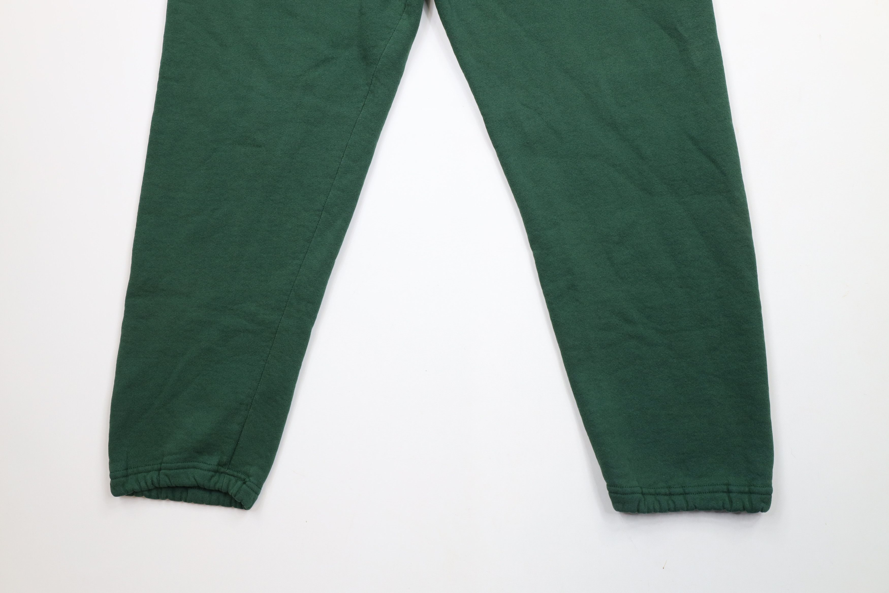 Vintage Vintage 90s Streetwear Heavyweight Sweatpants Green USA Size US 36 / EU 52 - 15 Thumbnail