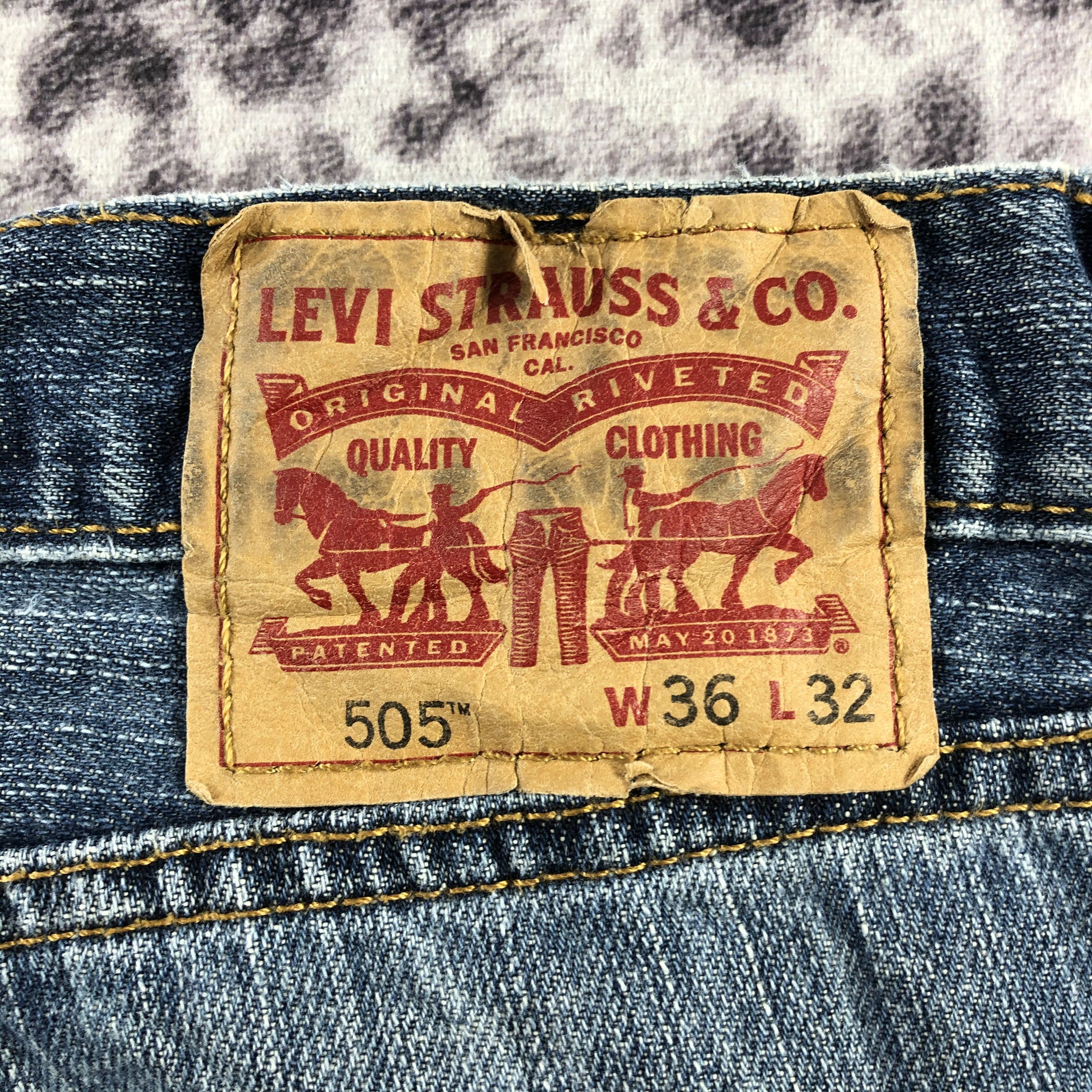 Levi's × Vintage Vintage Blue Wash Levis 505 Jeans-JM3103 Size US 36 / EU 52 - 6 Thumbnail