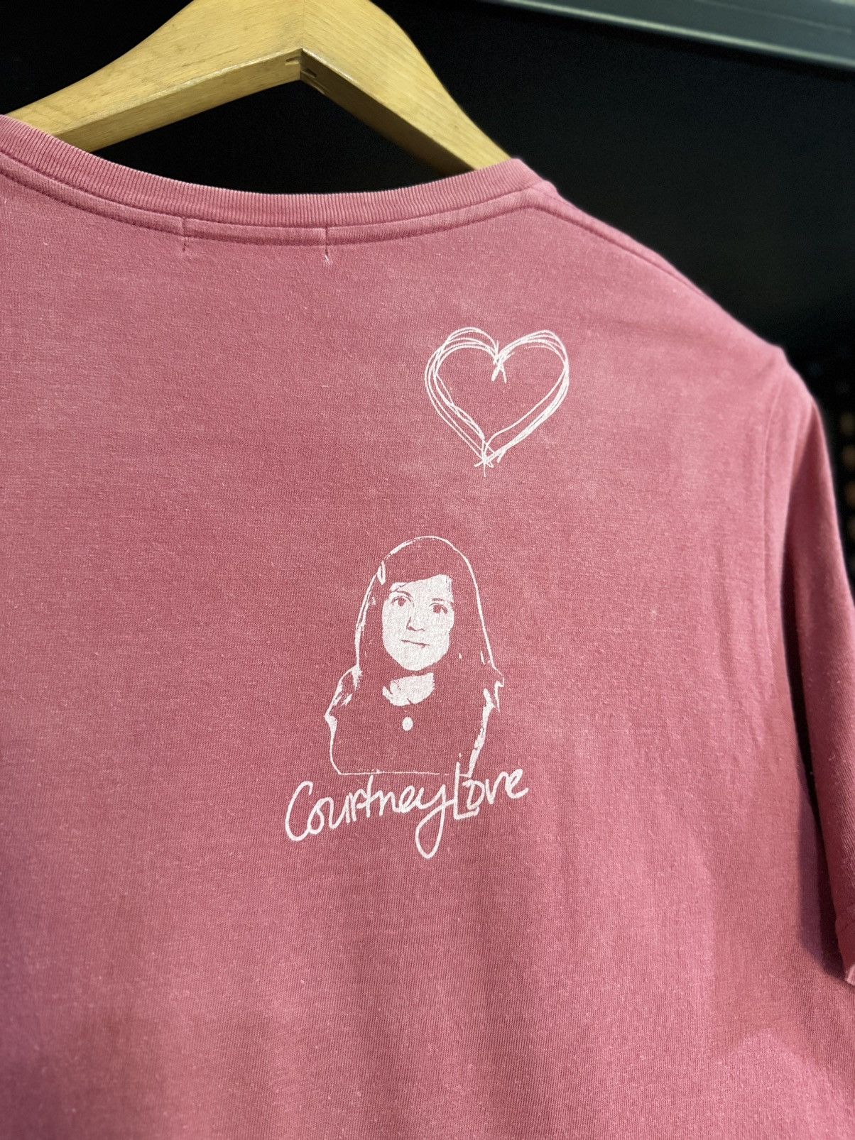 Hysteric Glamour Hysteric Glamour Courtney Love faded Japan Tee Size US L / EU 52-54 / 3 - 10 Thumbnail