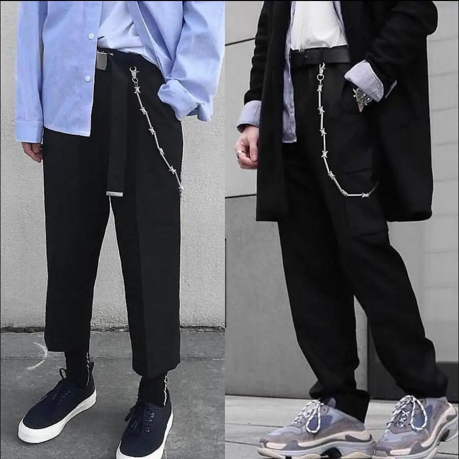Jewelry Punk Men Wallet Belt Chain Size ONE SIZE - 6 Thumbnail