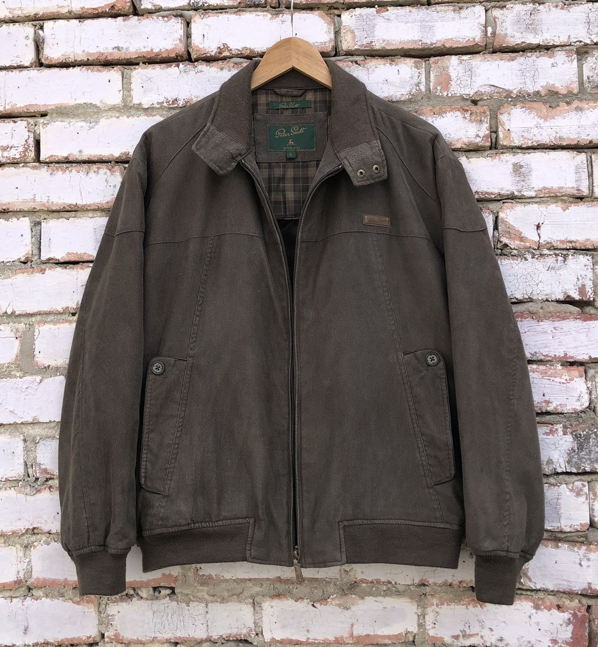 Vintage Vintage Peter Scott Scotland Conduray Bomber Jacket Size US L / EU 52-54 / 3 - 2 Thumbnail