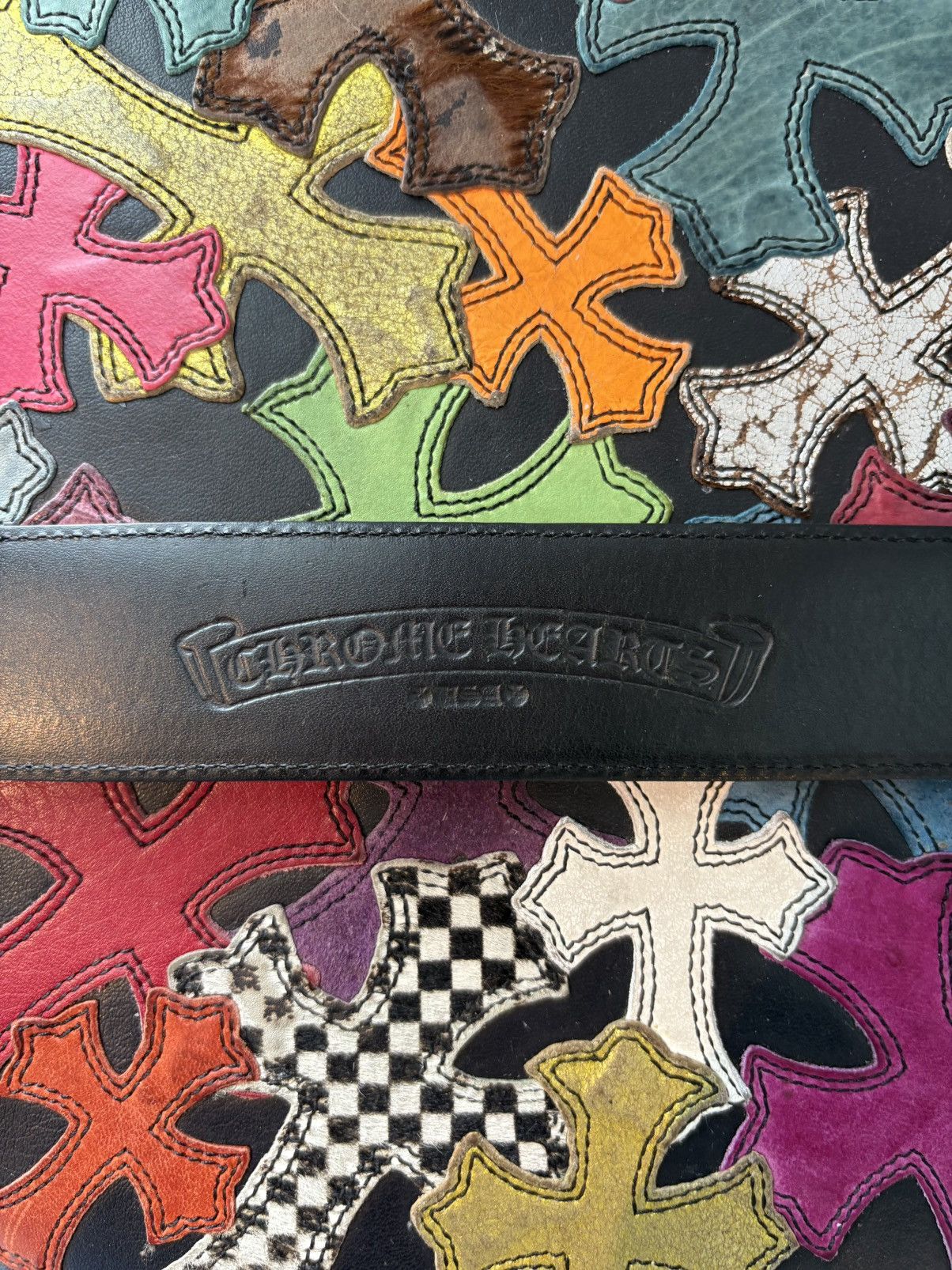 Chrome Hearts CHROME HEARTS WESTERN 3 PIECE BELT Size 34 - 5 Thumbnail