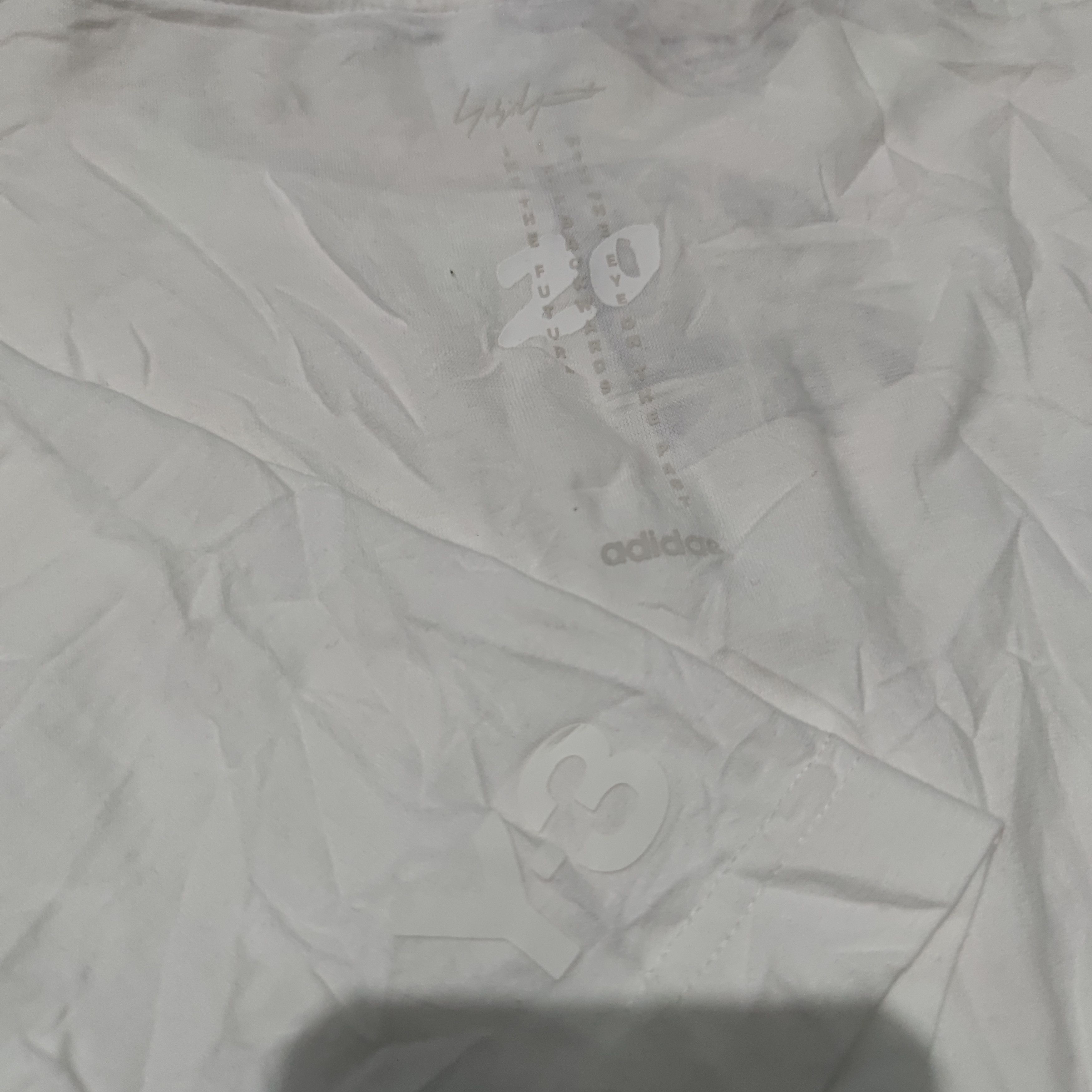 Adidas × Y-3 × Yohji Yamamoto Adidas Y-3 Yohjiyamamoto Center Front Stripes T Shirt Size US L / EU 52-54 / 3 - 2 Thumbnail