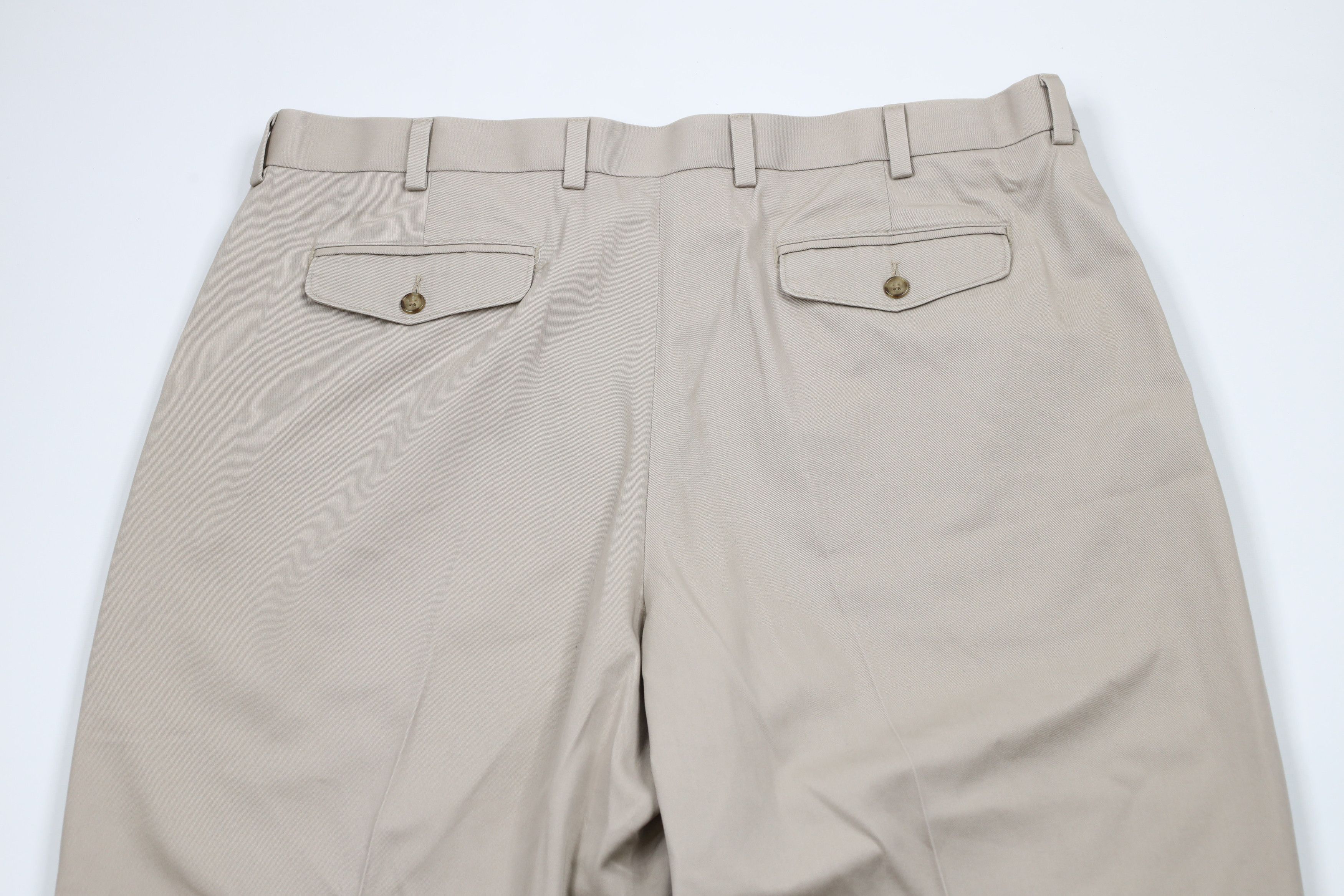 L.L. Bean × Vintage Deadstock Vintage LL Bean Chino Pants Trousers Khaki Cotton Size US 42 / EU 58 - 10 Thumbnail