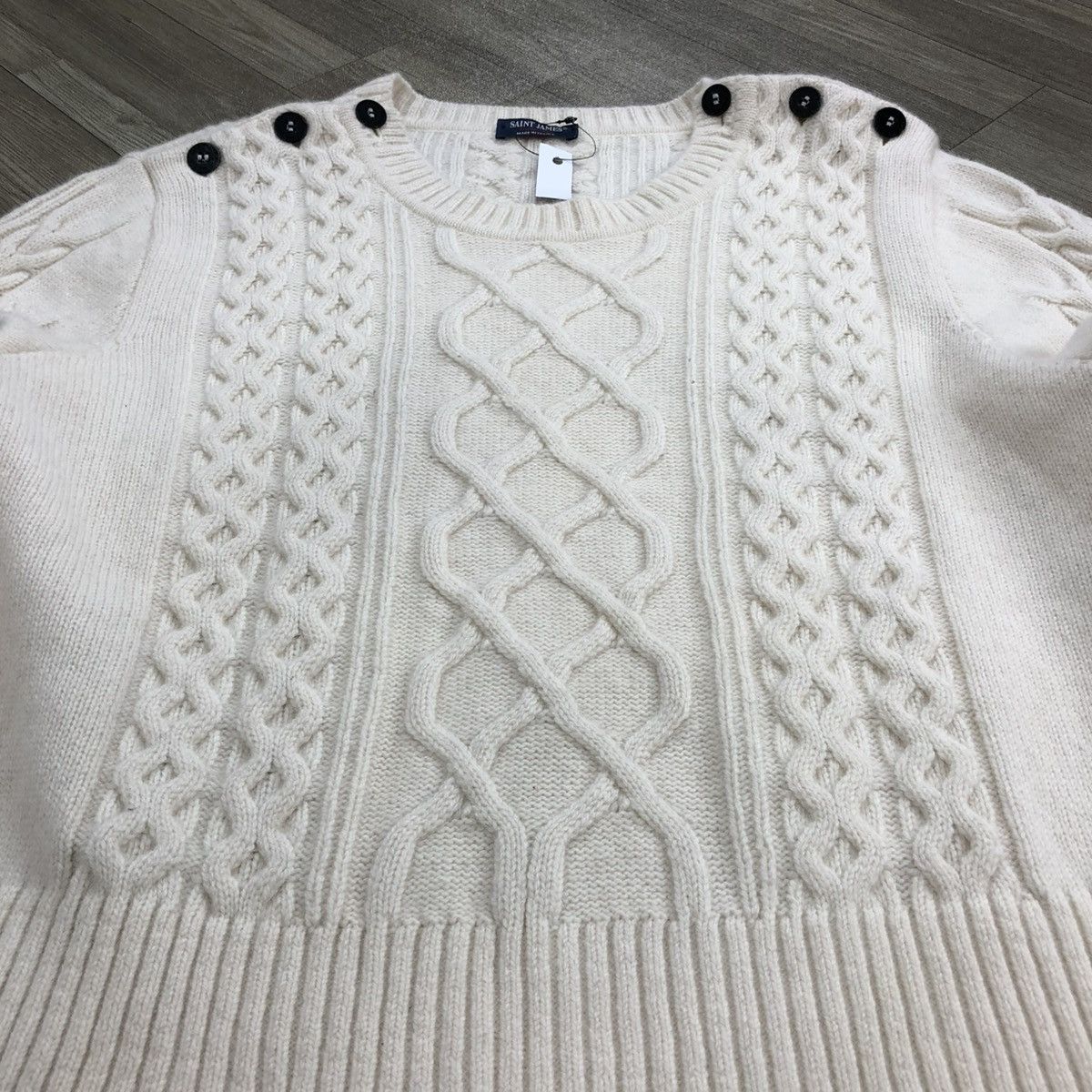 Designer × Saint James Vintage Saint James l"Atelier France Striped Wool Sweater Size US M / EU 48-50 / 2 - 4 Thumbnail