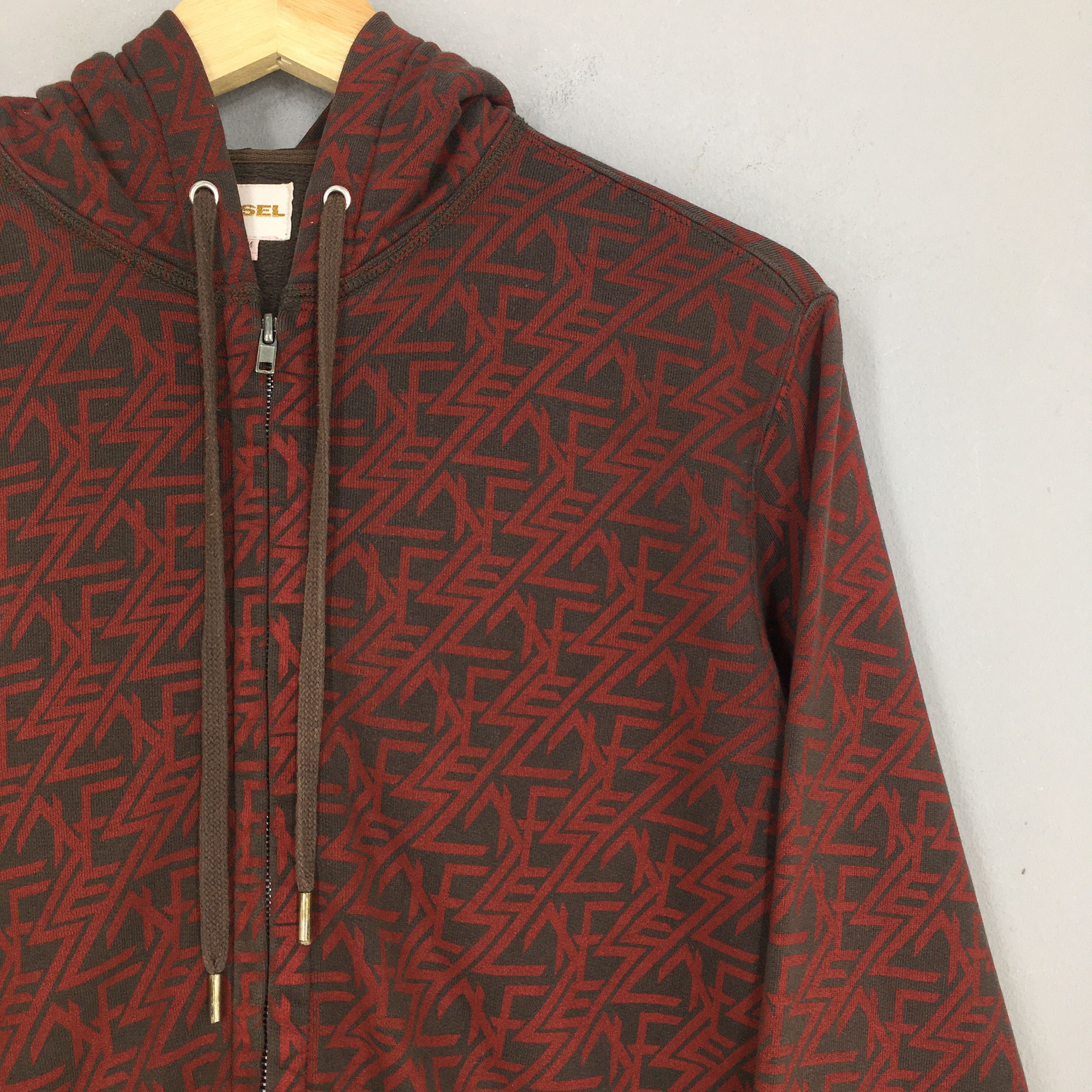 Diesel Vintage Diesel Industry Zipper Hoodies Medium Size US M / EU 48-50 / 2 - 2 Thumbnail