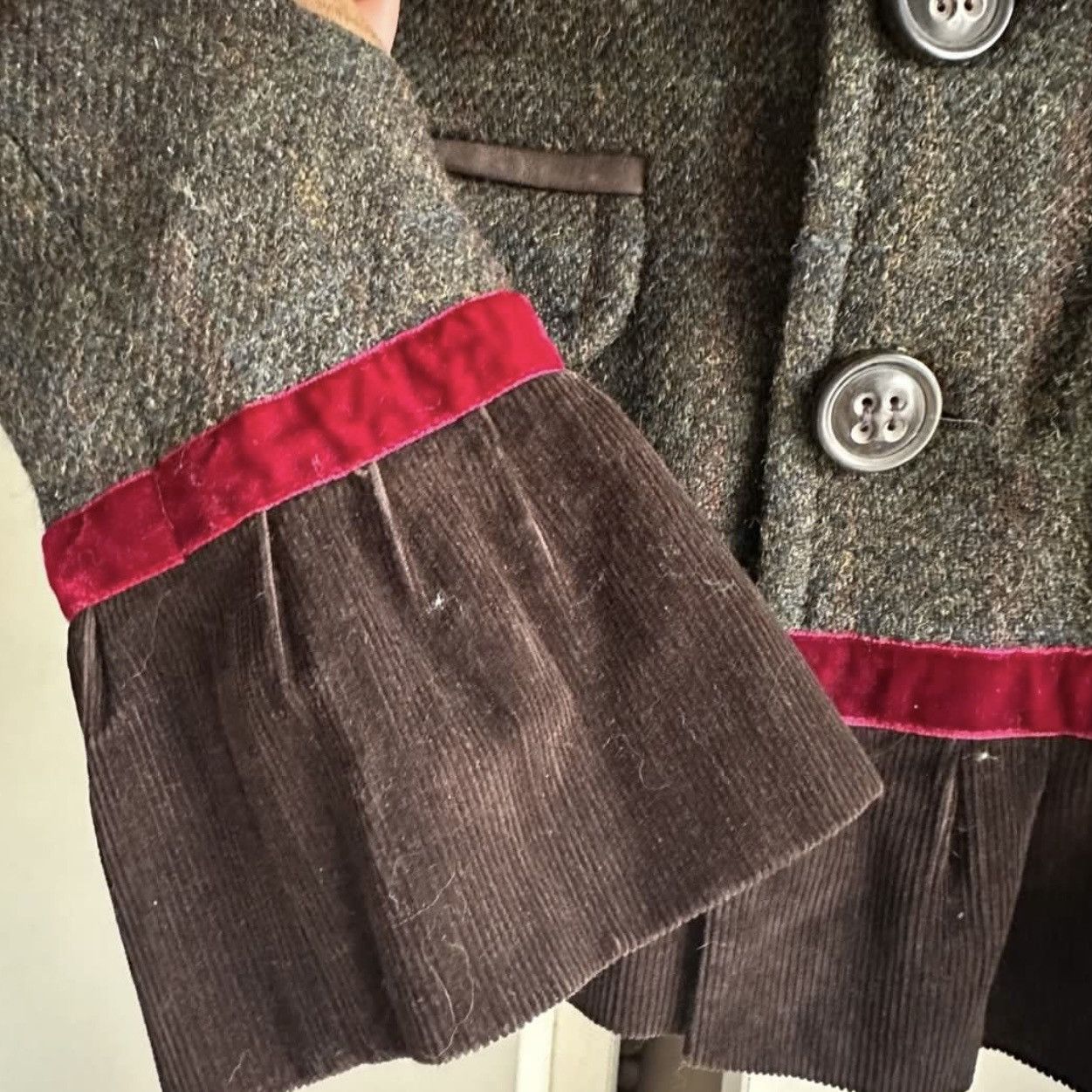Dsquared2 Dsquared2 women's vintage ruffled cropped military wool Size M / US 6-8 / IT 42-44 - 2 Thumbnail