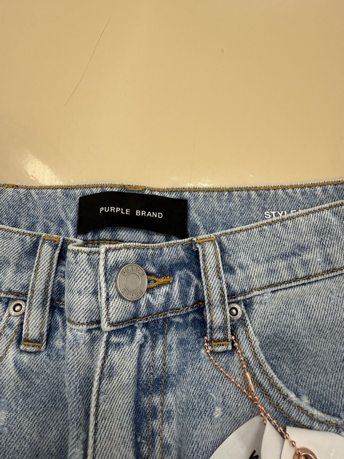 Other Purple Brand Wide Buckshot Jeans Size 26" / US 2 / IT 38 - 4 Thumbnail