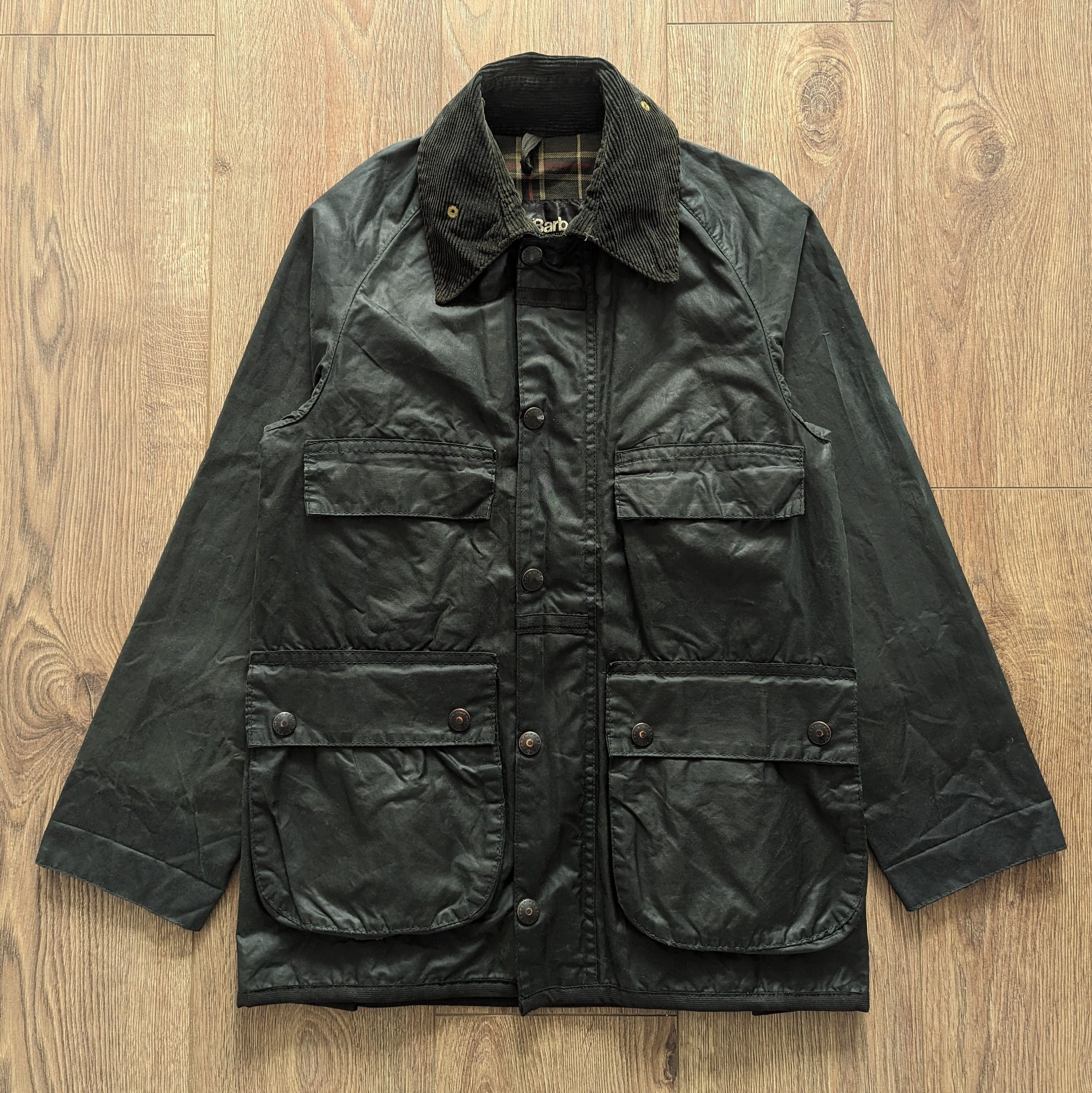 Barbour Barbour Two Crown A105 Bedale Wax Jacket 81cm/32in England Size US XS / EU 42 / 0 - 23 Thumbnail