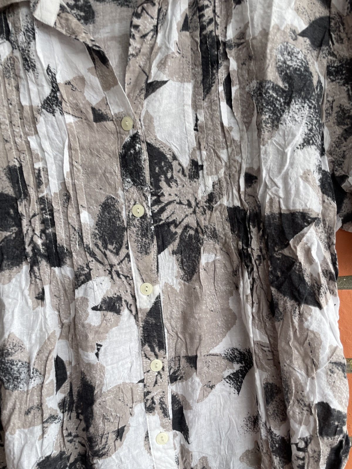 Japanese Brand Vintage All Over Printed Floral Motive Hawaiian Menswear M Size US M / EU 48-50 / 2 - 5 Thumbnail