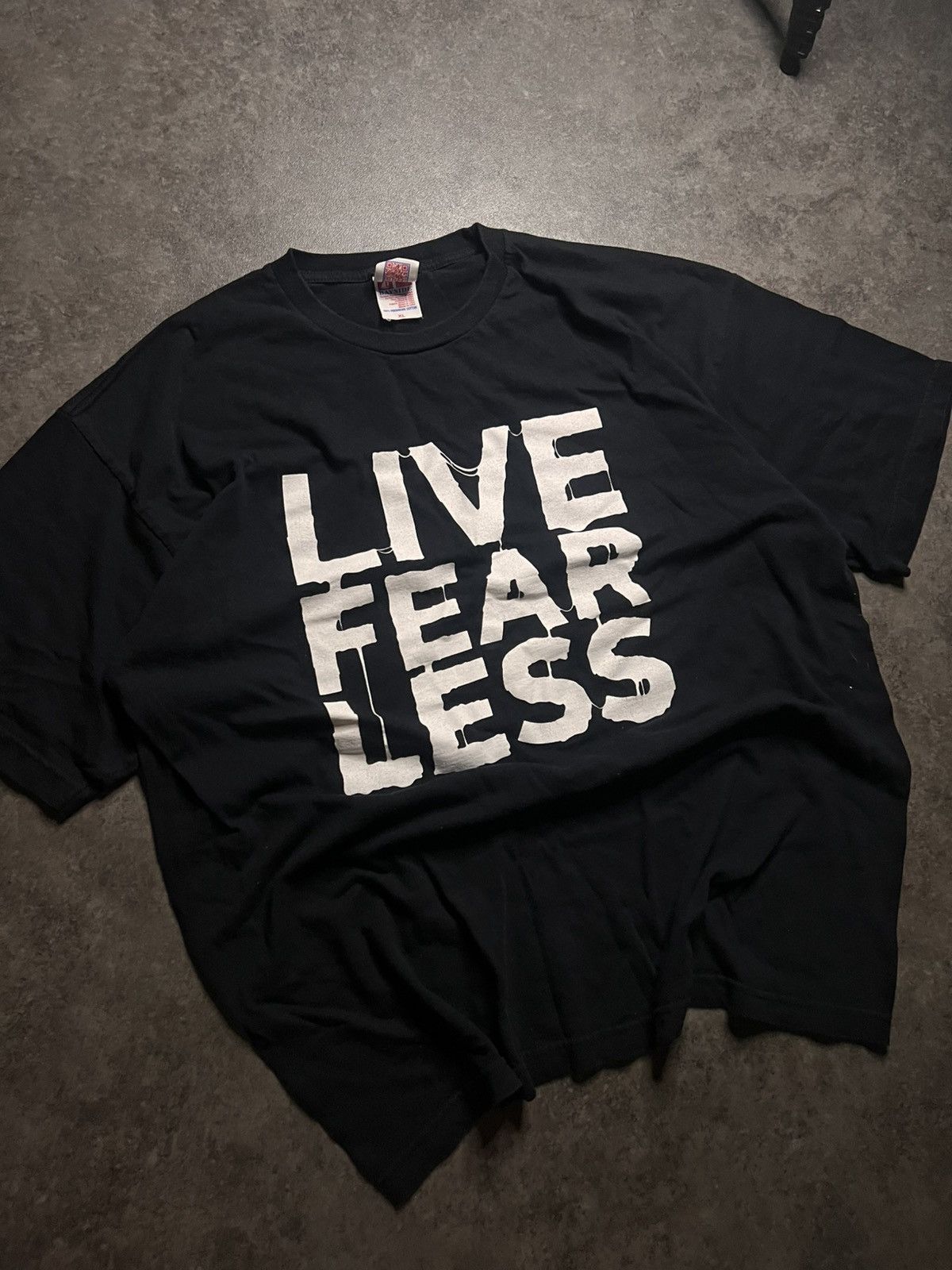 Vintage Vintage tee Live Fear Less Size US XL / EU 56 / 4 - 1 Thumbnail