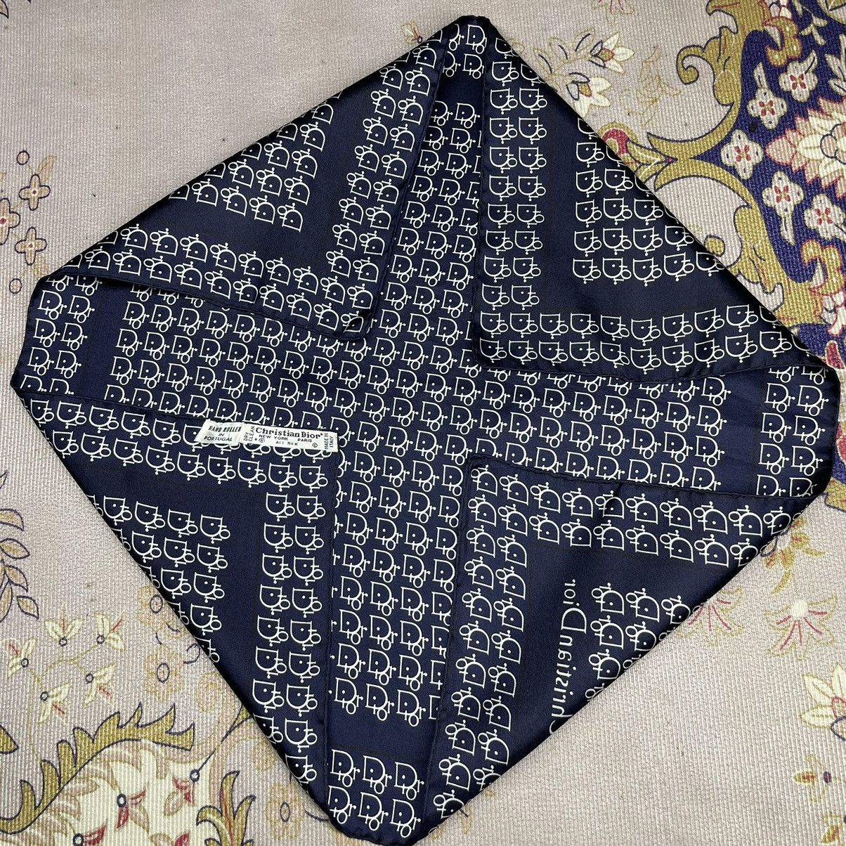 Christian Dior Monsieur Christian Dior Monogram Silk Scarf Size ONE SIZE - 8 Thumbnail