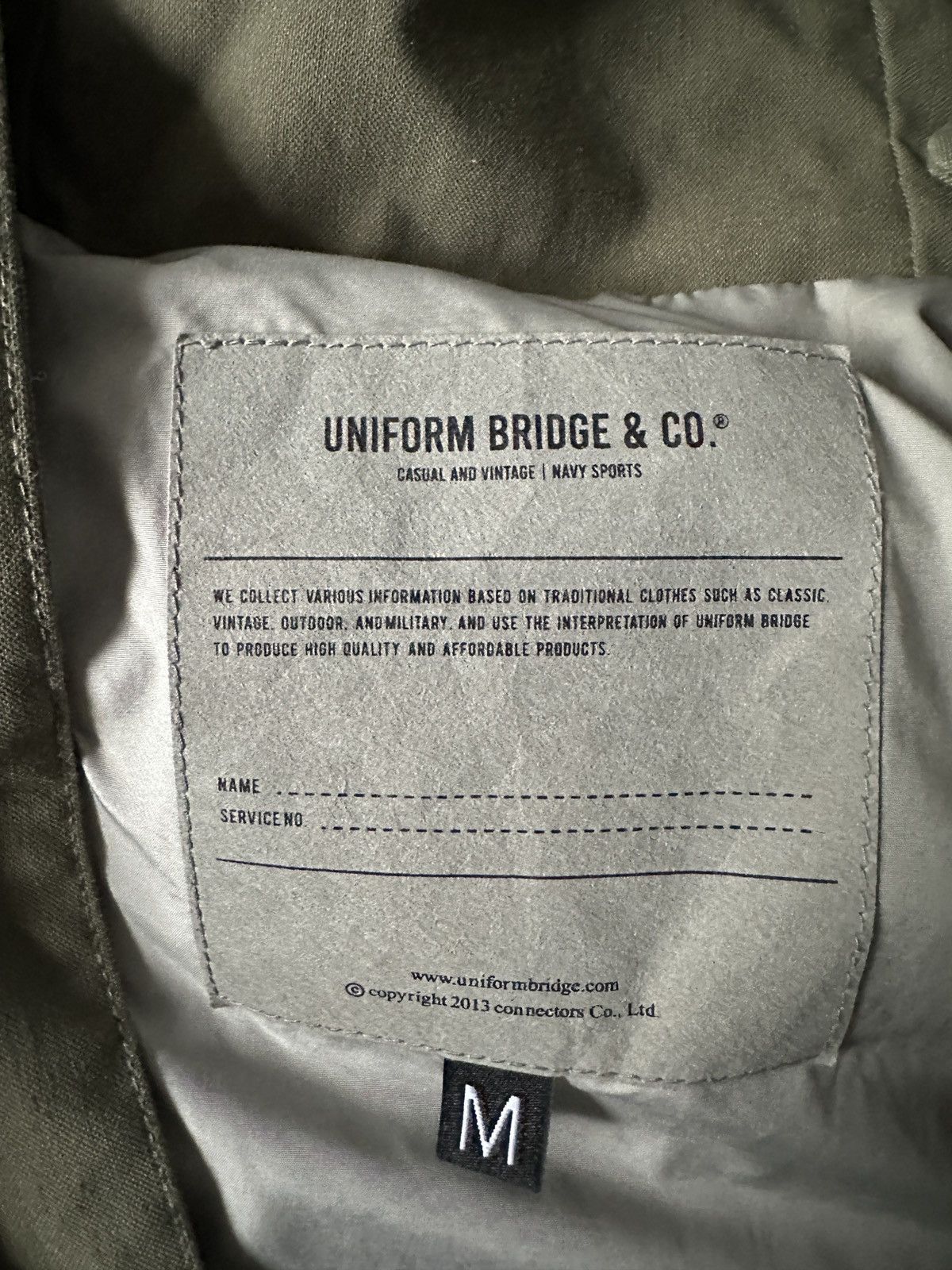 Uniform Bridge Uniform Bridge Warm Jacket Size US M / EU 48-50 / 2 - 4 Thumbnail