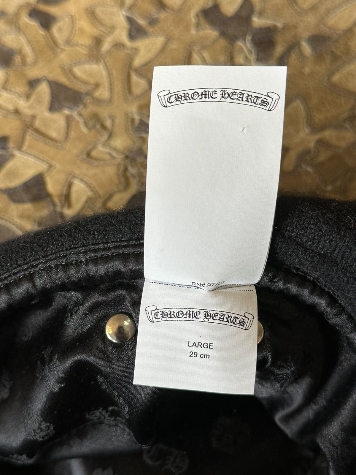 Chrome Hearts CHROME HEARTS CASHMERE CH BUCKET HAT Size ONE SIZE - 7 Thumbnail