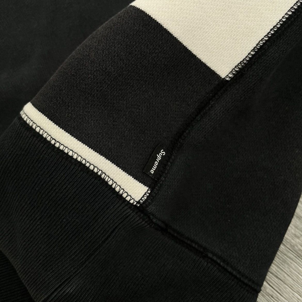 Supreme Supreme 2009 Block Stripe Sweat Hoodie Size US XL / EU 56 / 4 - 5 Thumbnail
